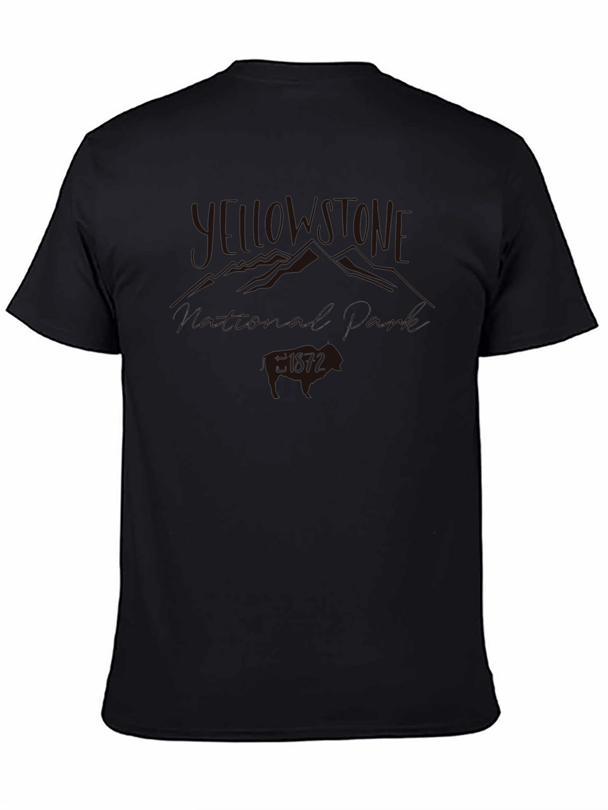 Mens Black Graphic T-Shirt