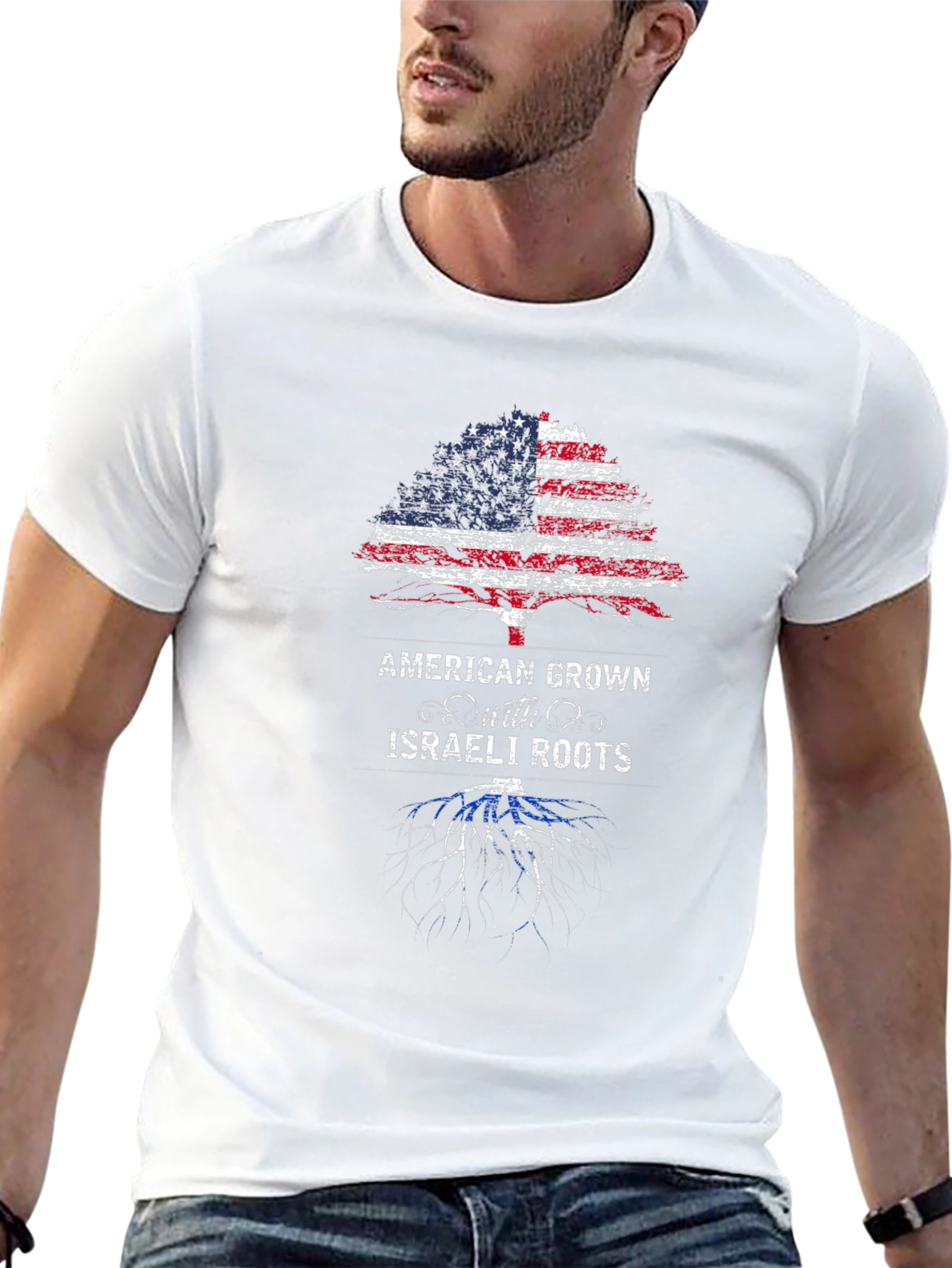 American Grown with Israeli Roots T-Shirt