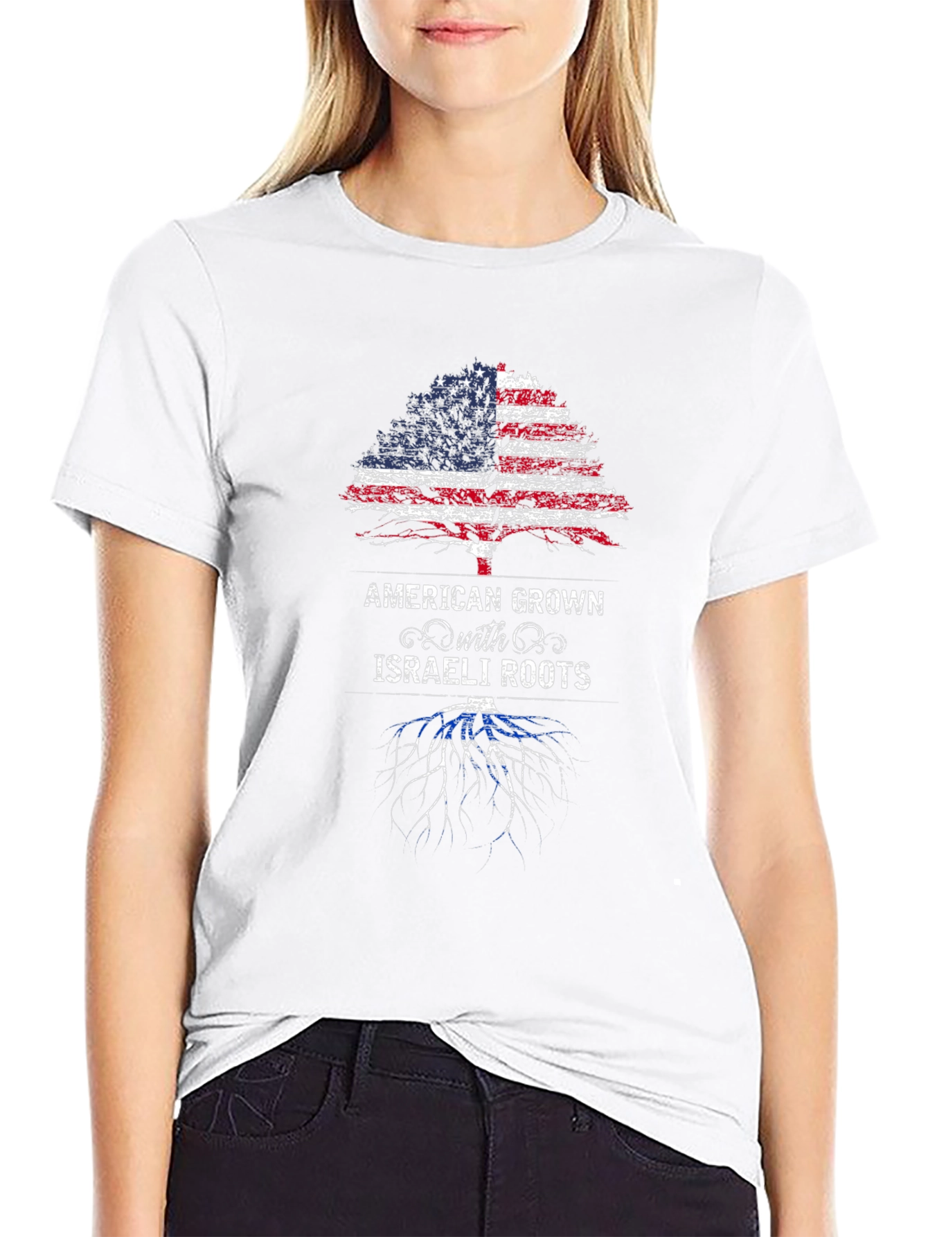American Grown with Israeli Roots T-Shirt