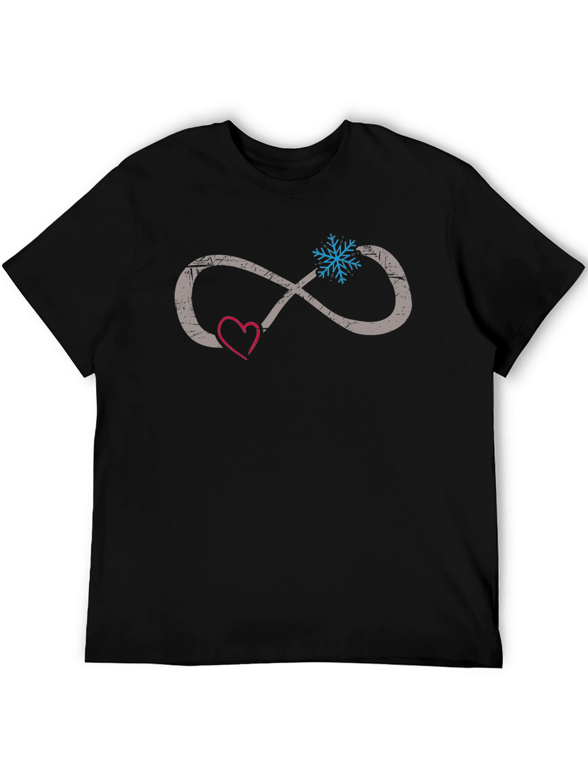 Infinity Love Snowflake Graphic Tee