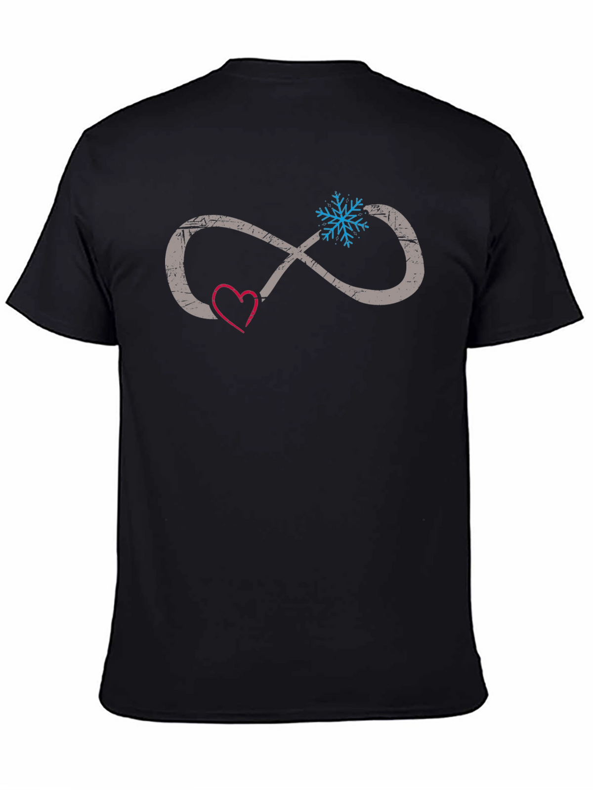 Infinity Love Snowflake Graphic Tee