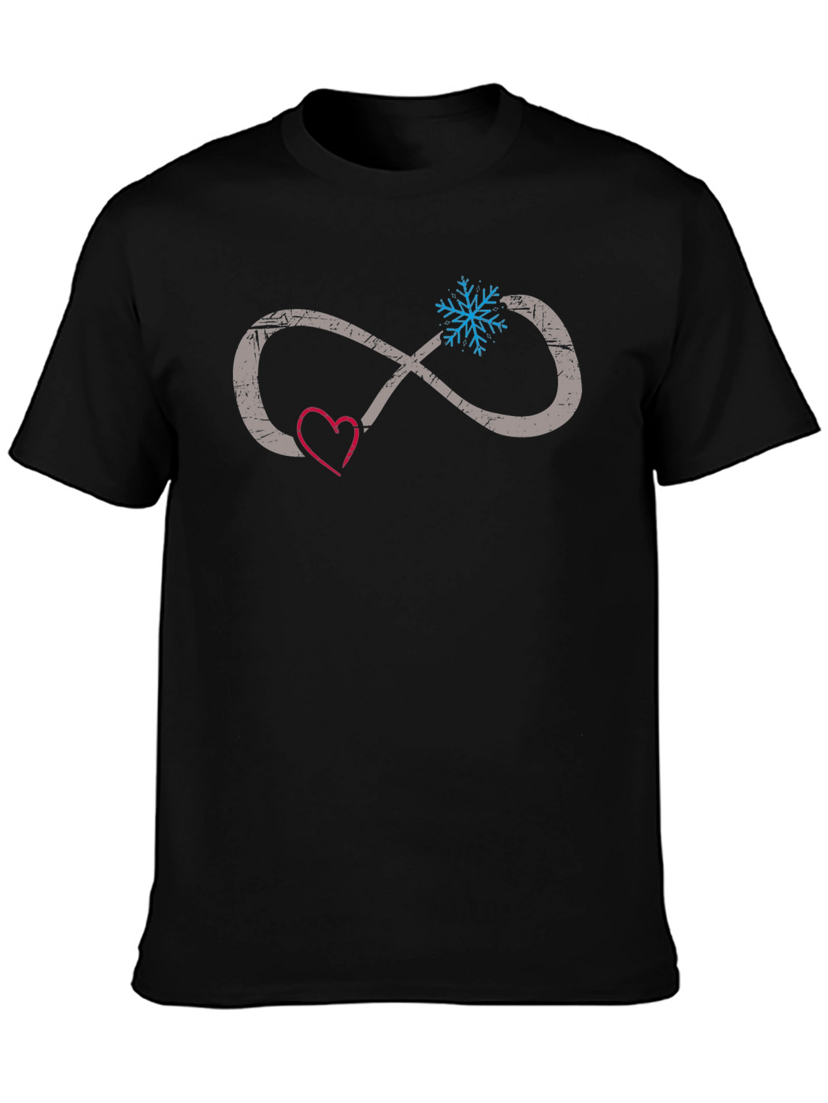 Infinity Love Snowflake Graphic Tee