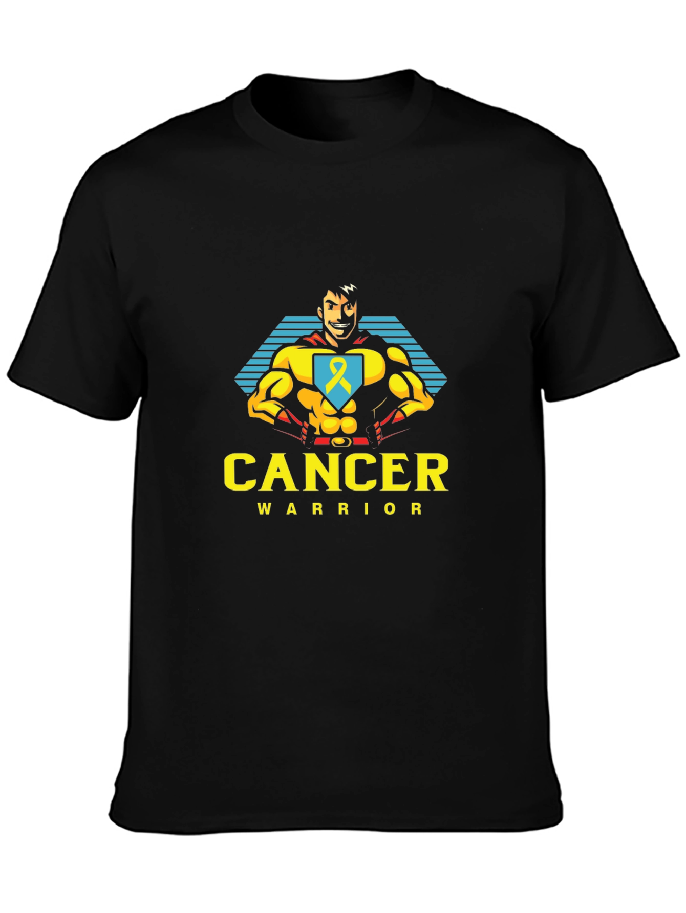 Cancer Warrior T-Shirt - Superhero Design