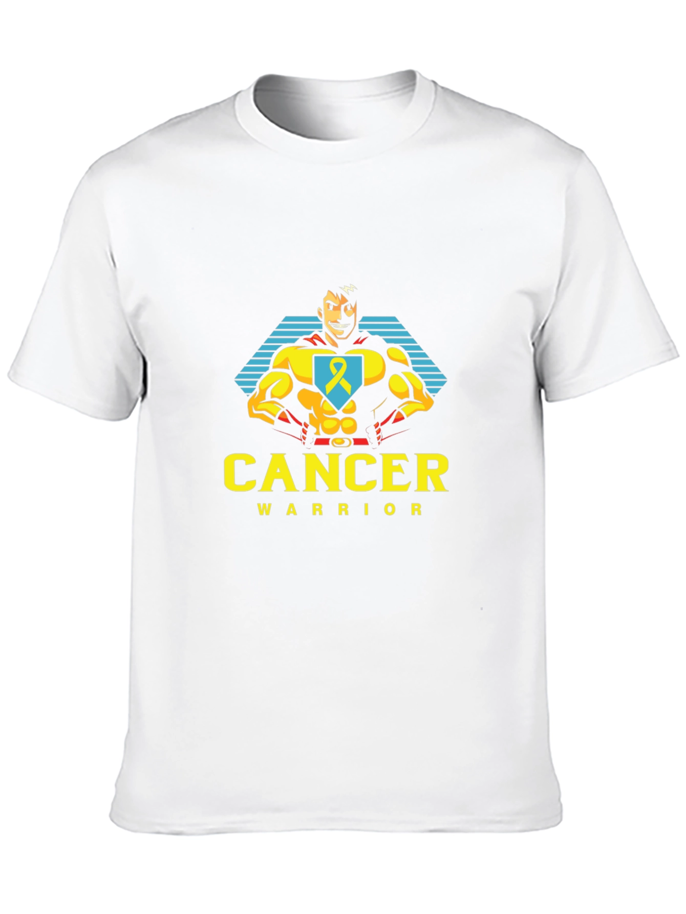 Cancer Warrior T-Shirt - Superhero Design
