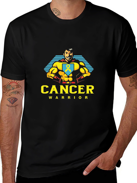 Cancer Warrior T-Shirt - Superhero Design