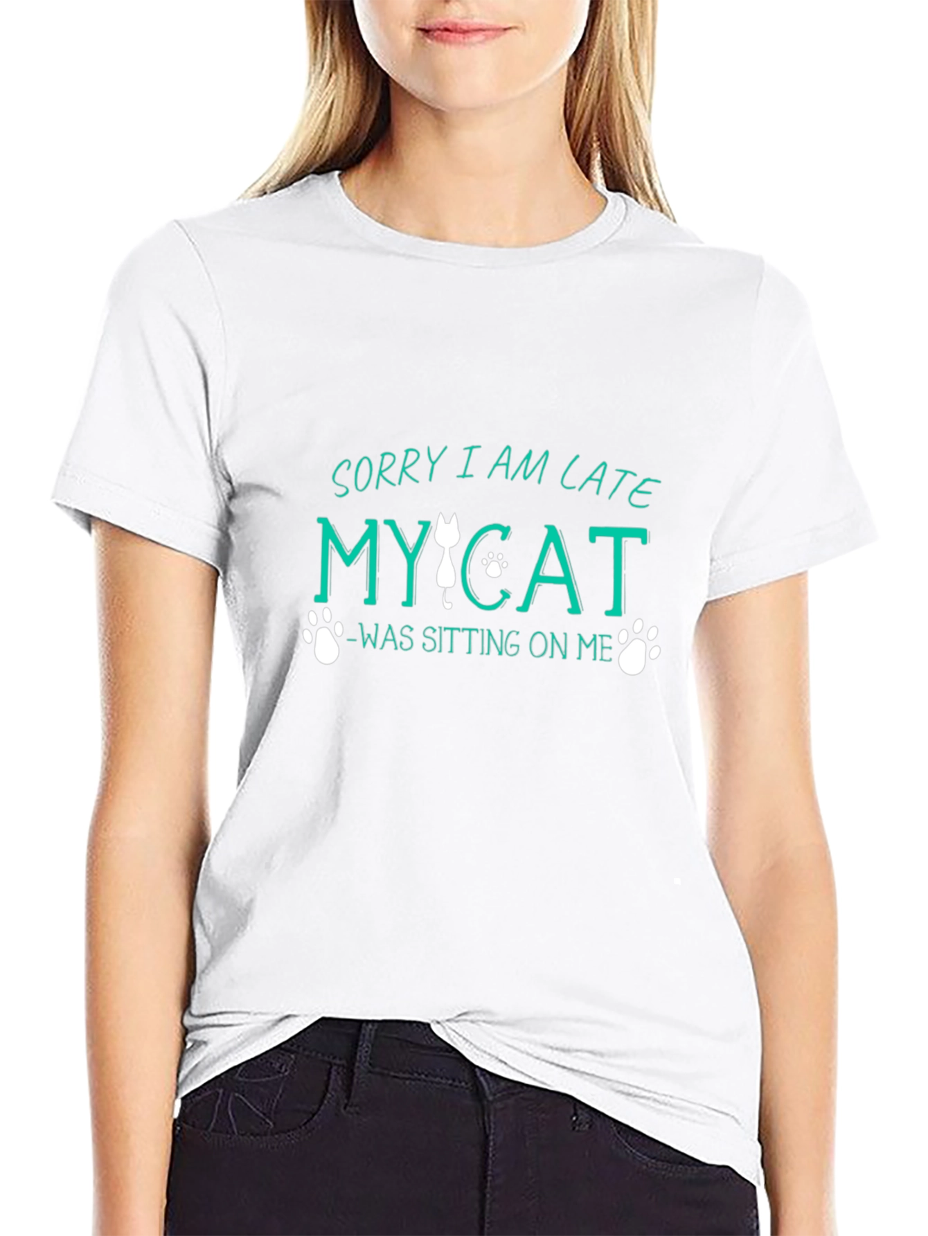 Sorry I Am Late My Cat T-Shirt