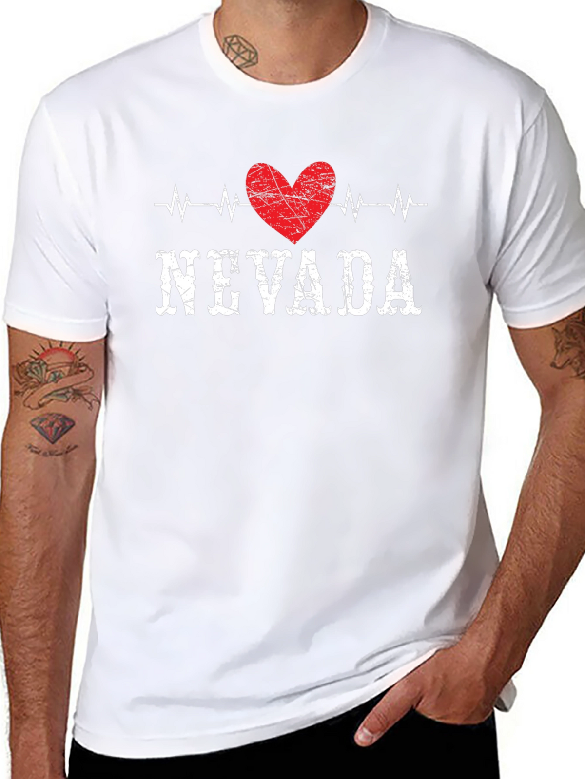 Nevada Heartbeat Graphic T-Shirt
