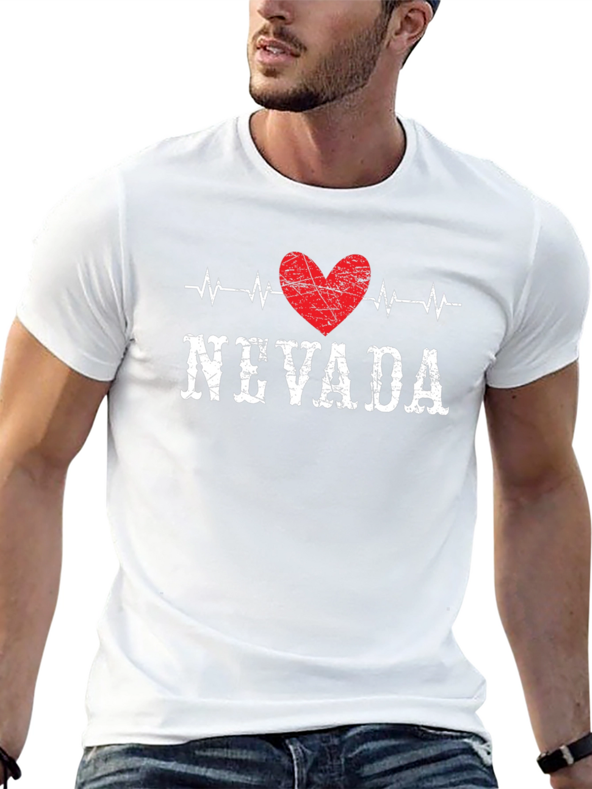 Nevada Heartbeat Graphic T-Shirt
