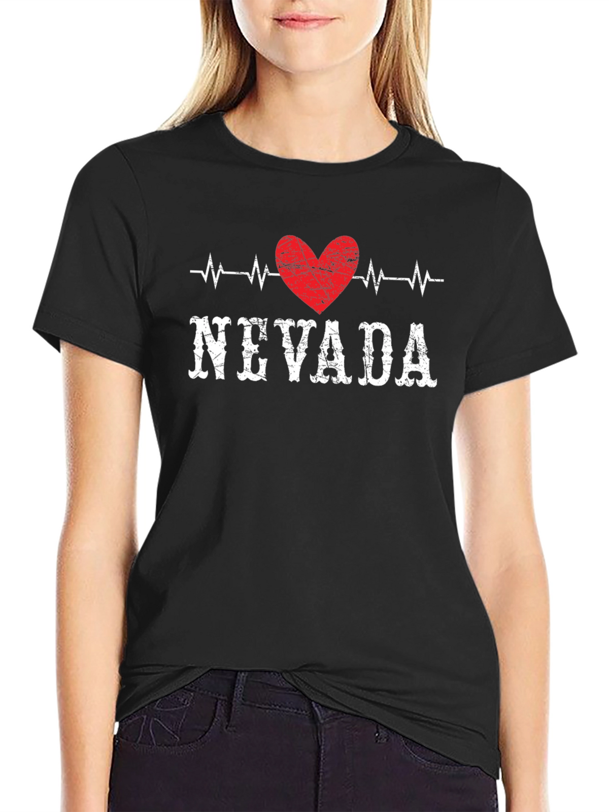 Nevada Heartbeat Graphic T-Shirt