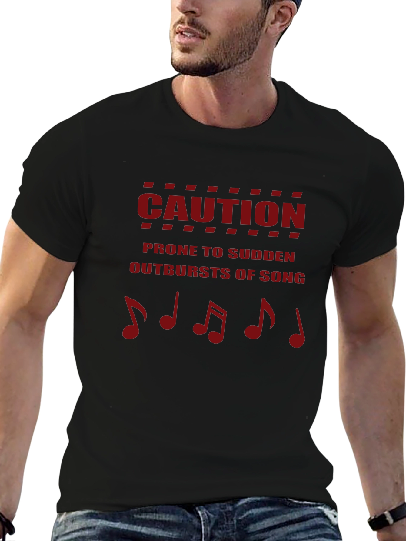 Caution: Prone to Sudden Outbursts of Song T-Shirt