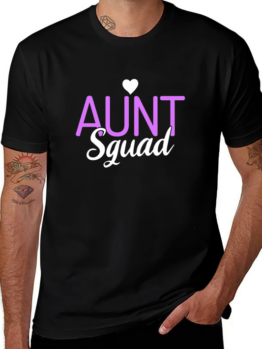 Aunt Squad Heart T-Shirt - Fun Family Apparel