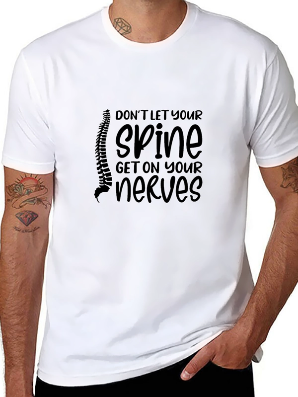 Spine Humor Black T-Shirt