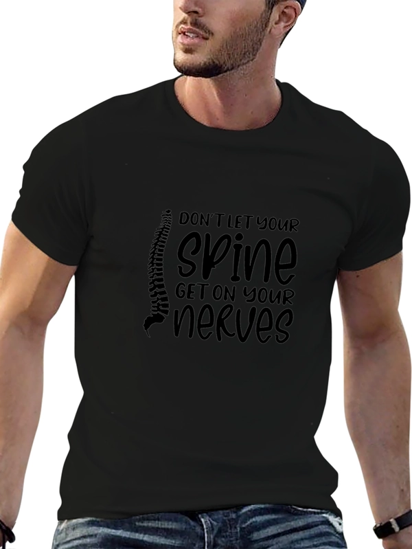 Spine Humor Black T-Shirt