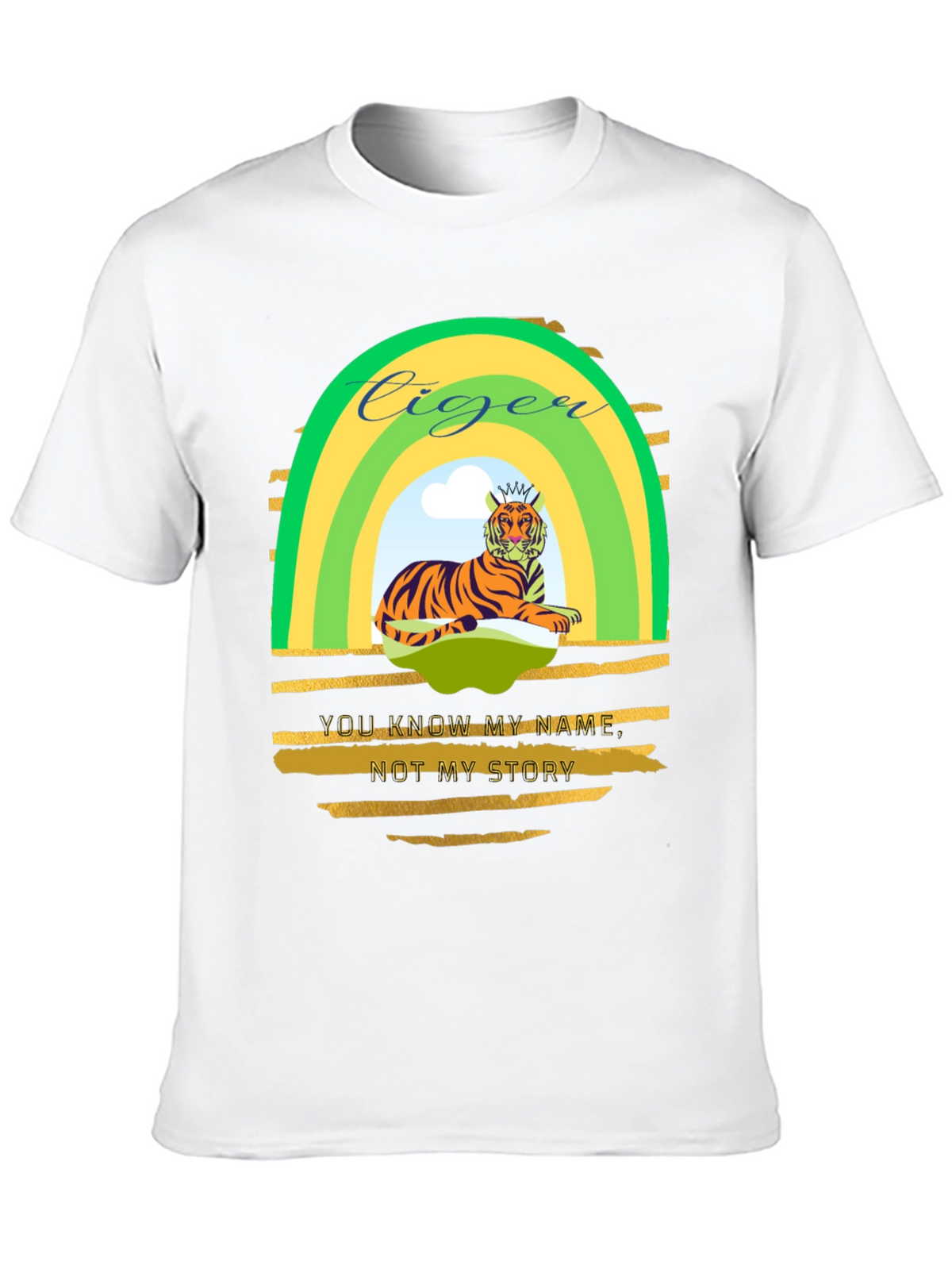 Ciger Tiger Graphic Tee - Mens Black T-Shirt
