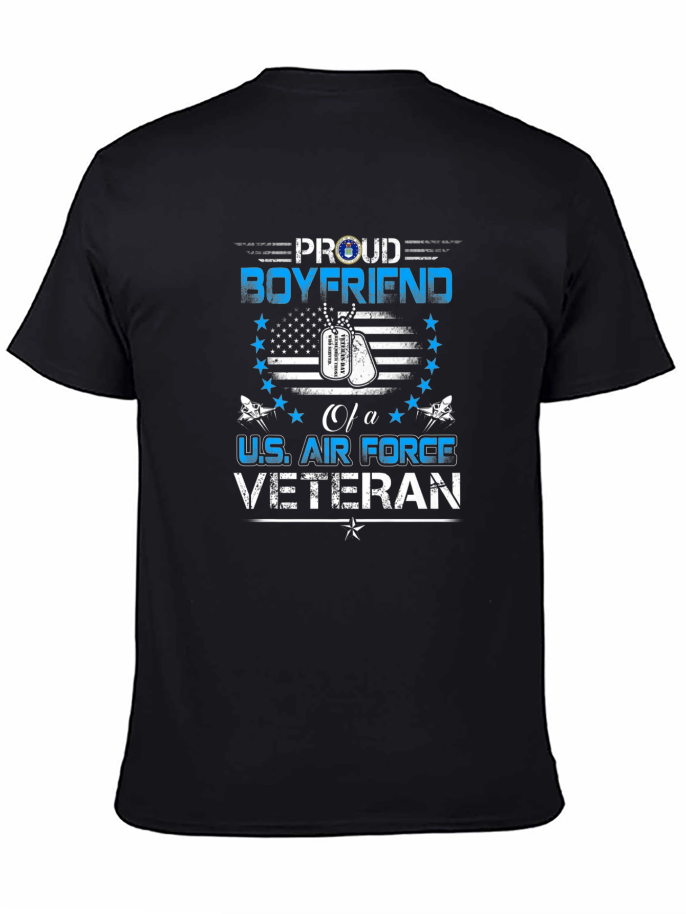 Proud Boyfriend U.S. Air Force Veteran Graphic T-Shirt