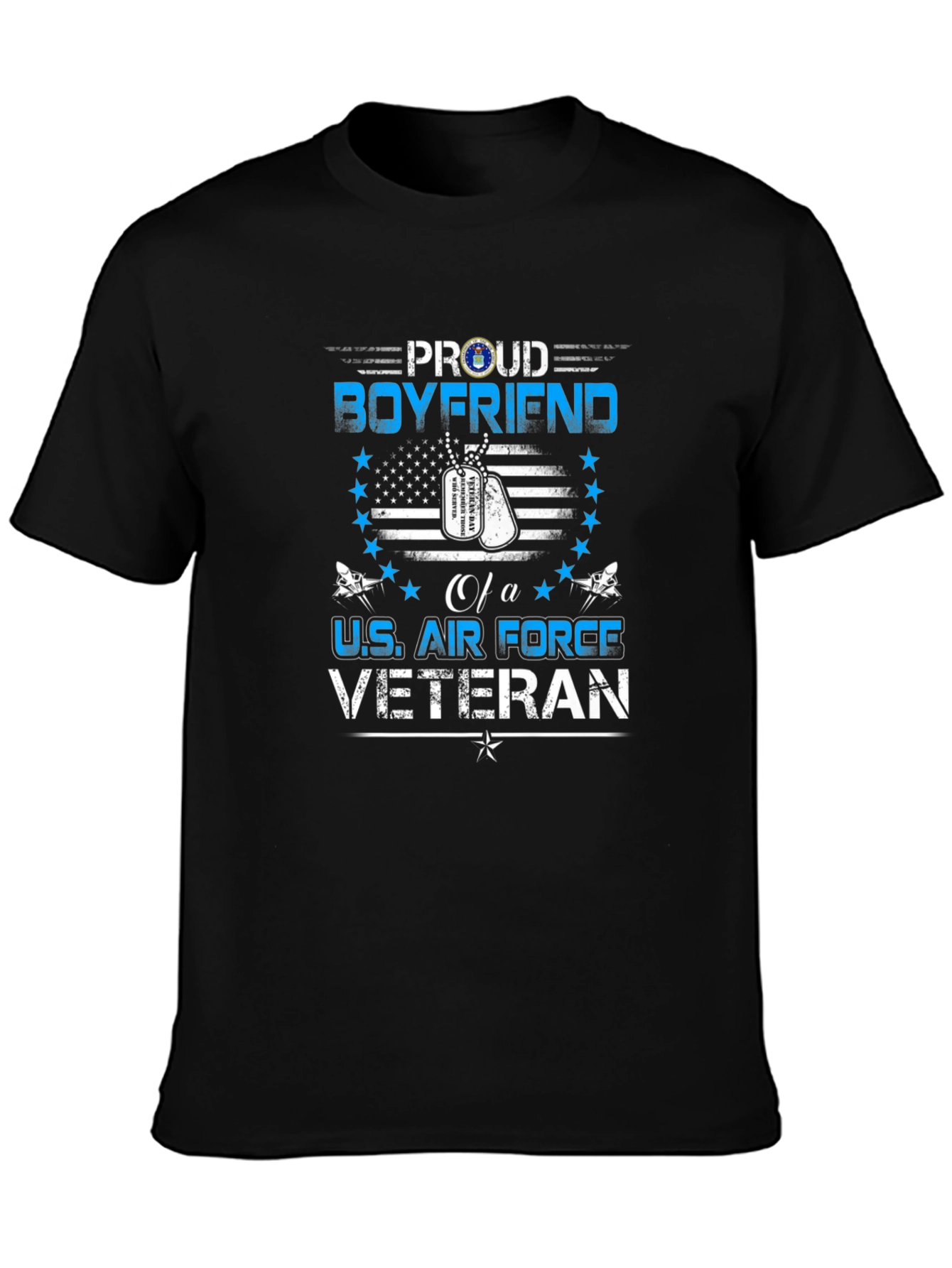 Proud Boyfriend U.S. Air Force Veteran Graphic T-Shirt