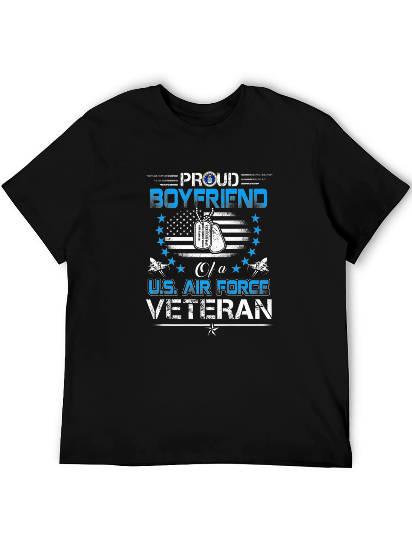 Proud Boyfriend U.S. Air Force Veteran Graphic T-Shirt
