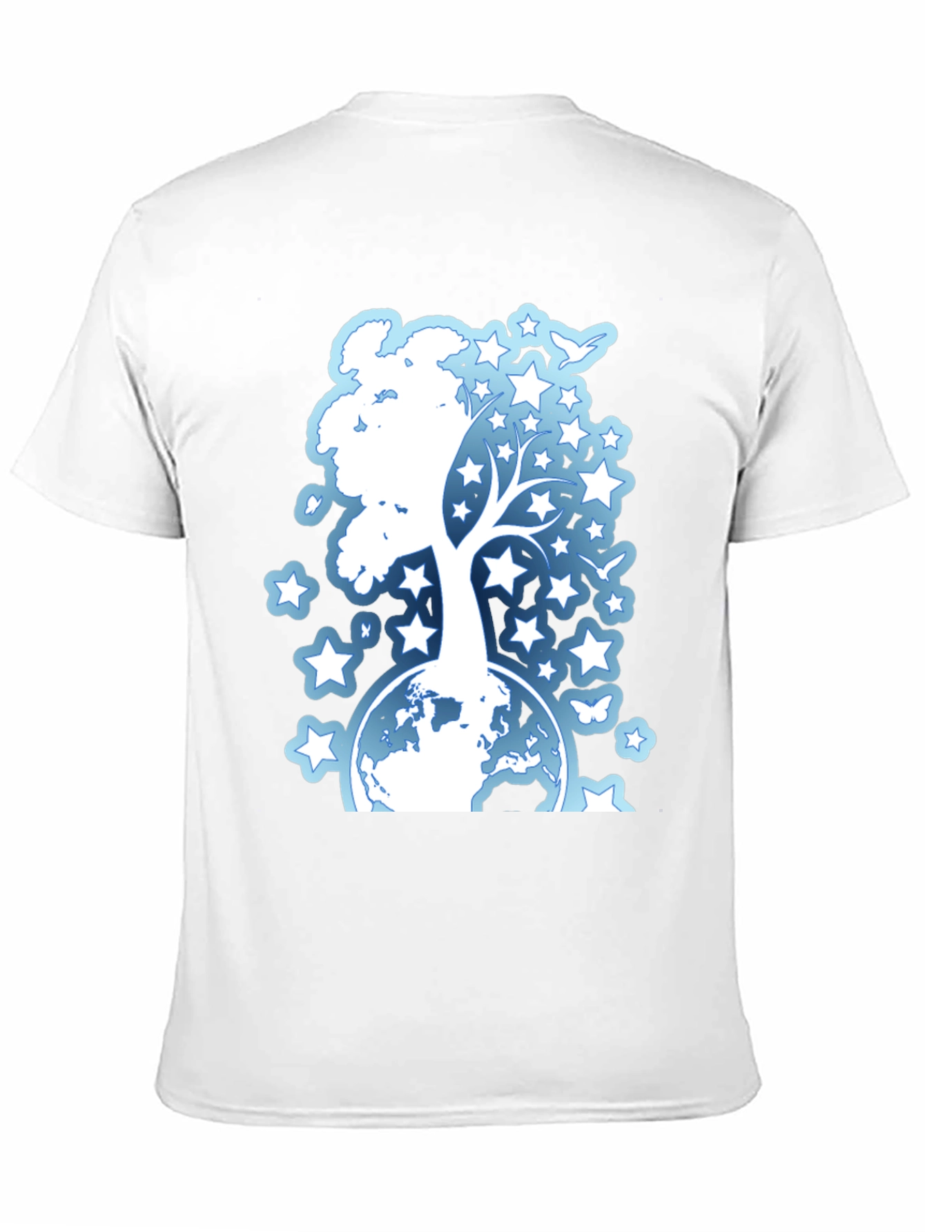 Starry Tree Globe Graphic T-Shirt