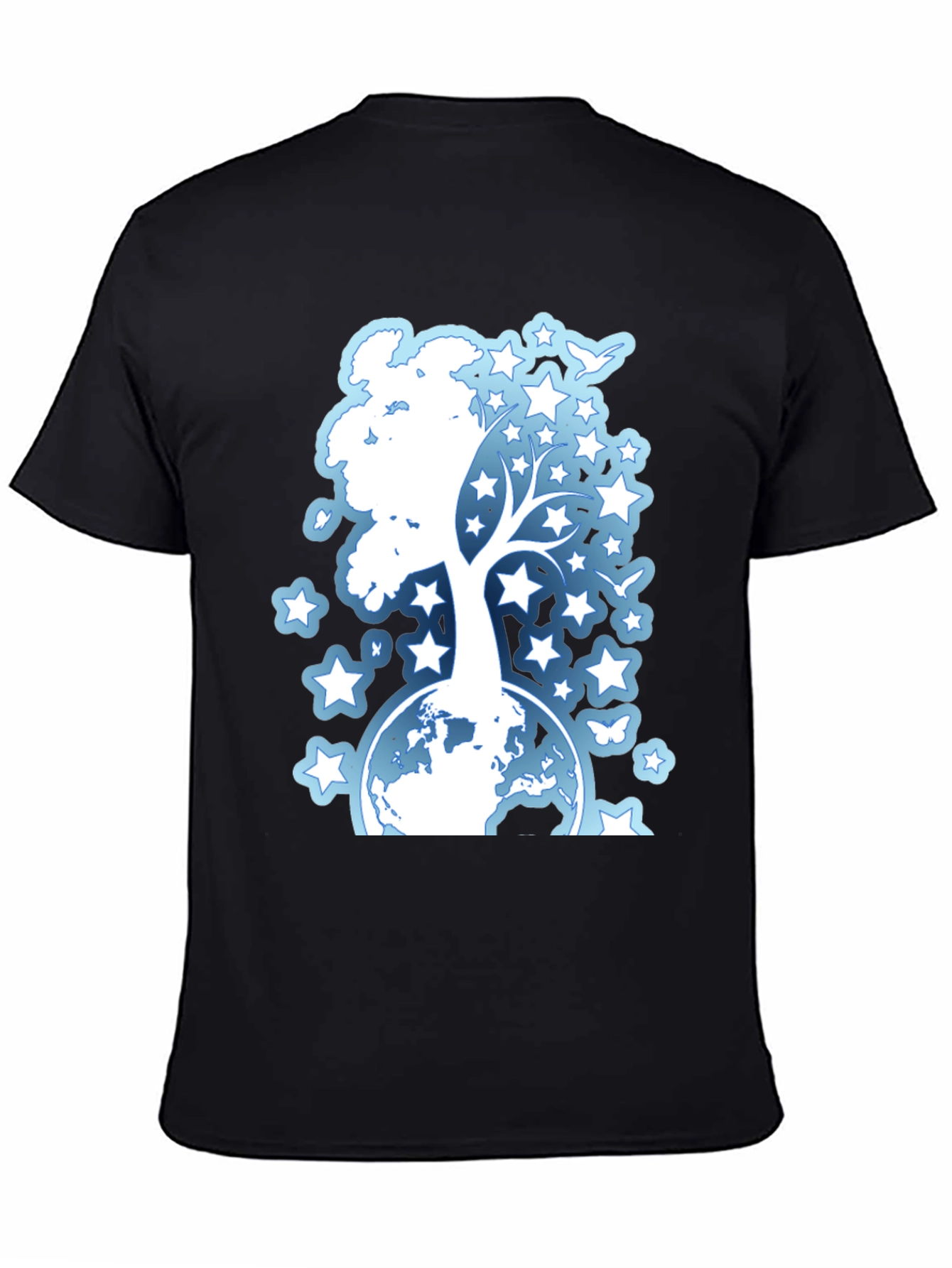 Starry Tree Globe Graphic T-Shirt