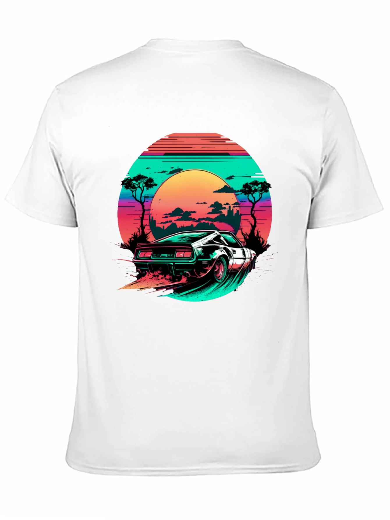 Retro Wave Car T-Shirt