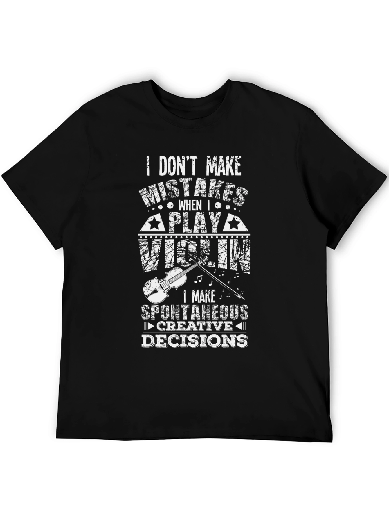 Violin Player T-Shirt - Spontaneous Creative Decisions