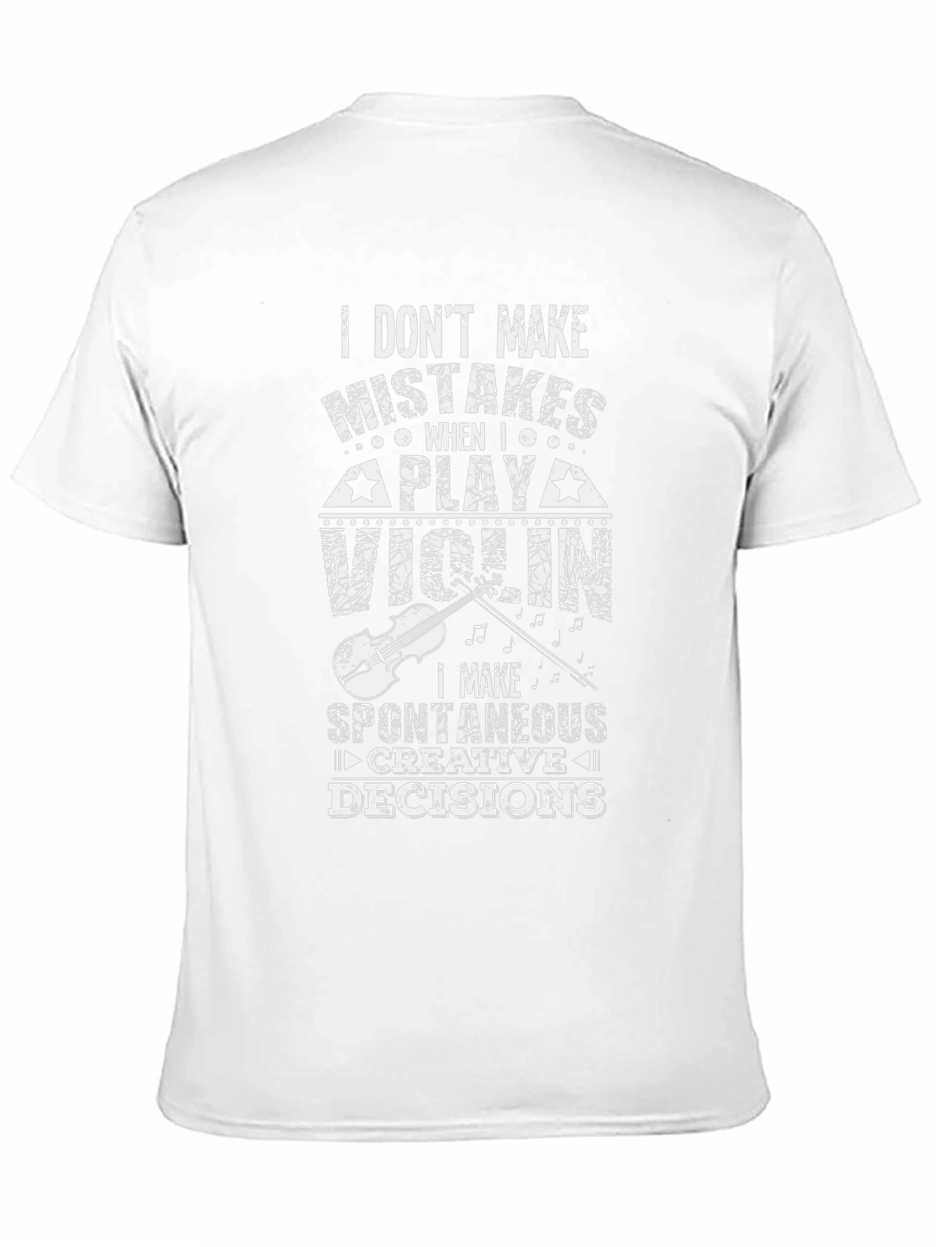 Violin Player T-Shirt - Spontaneous Creative Decisions