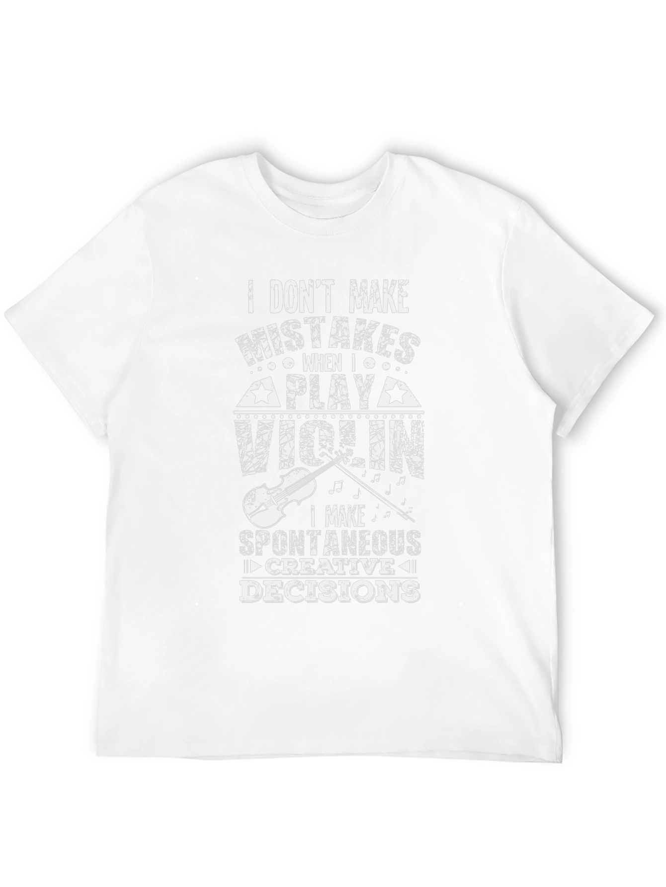 Violin Player T-Shirt - Spontaneous Creative Decisions
