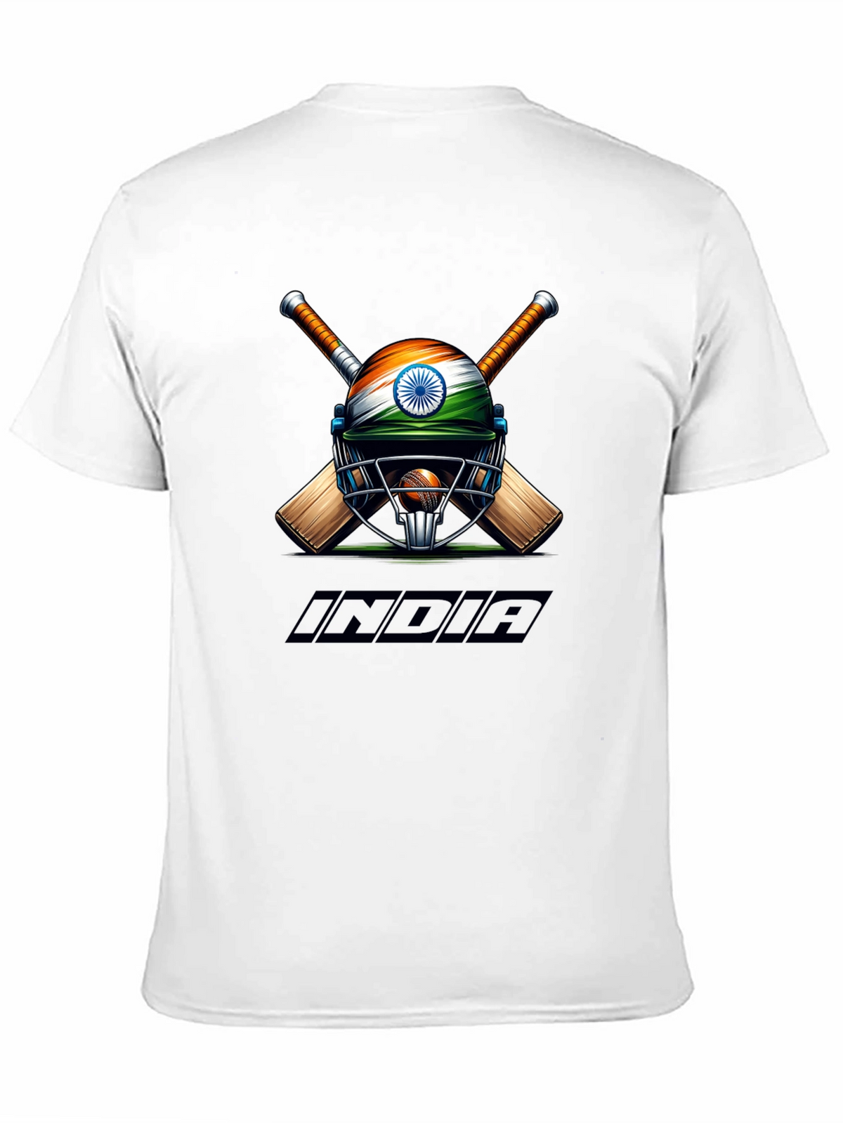 India Cricket Graphic Tee - Black T-Shirt