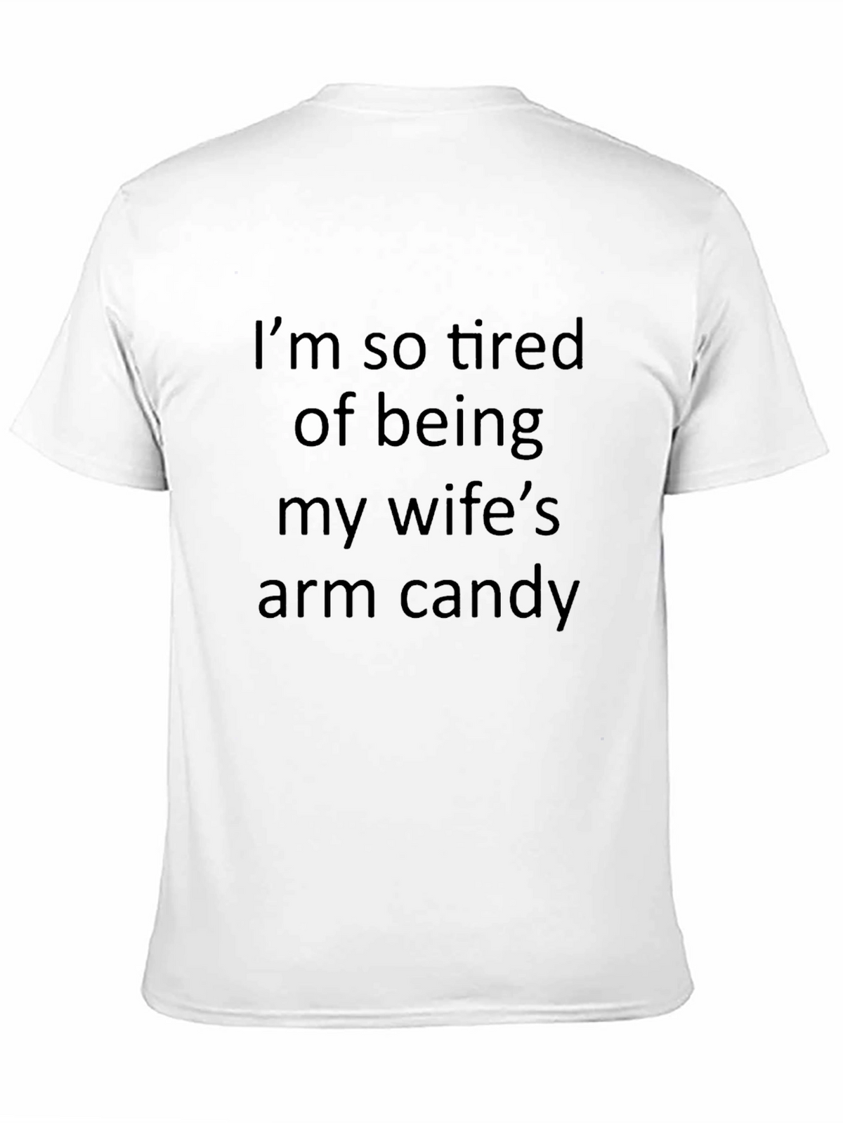 Funny Arm Candy Graphic Tee - Mens Casual T-Shirt