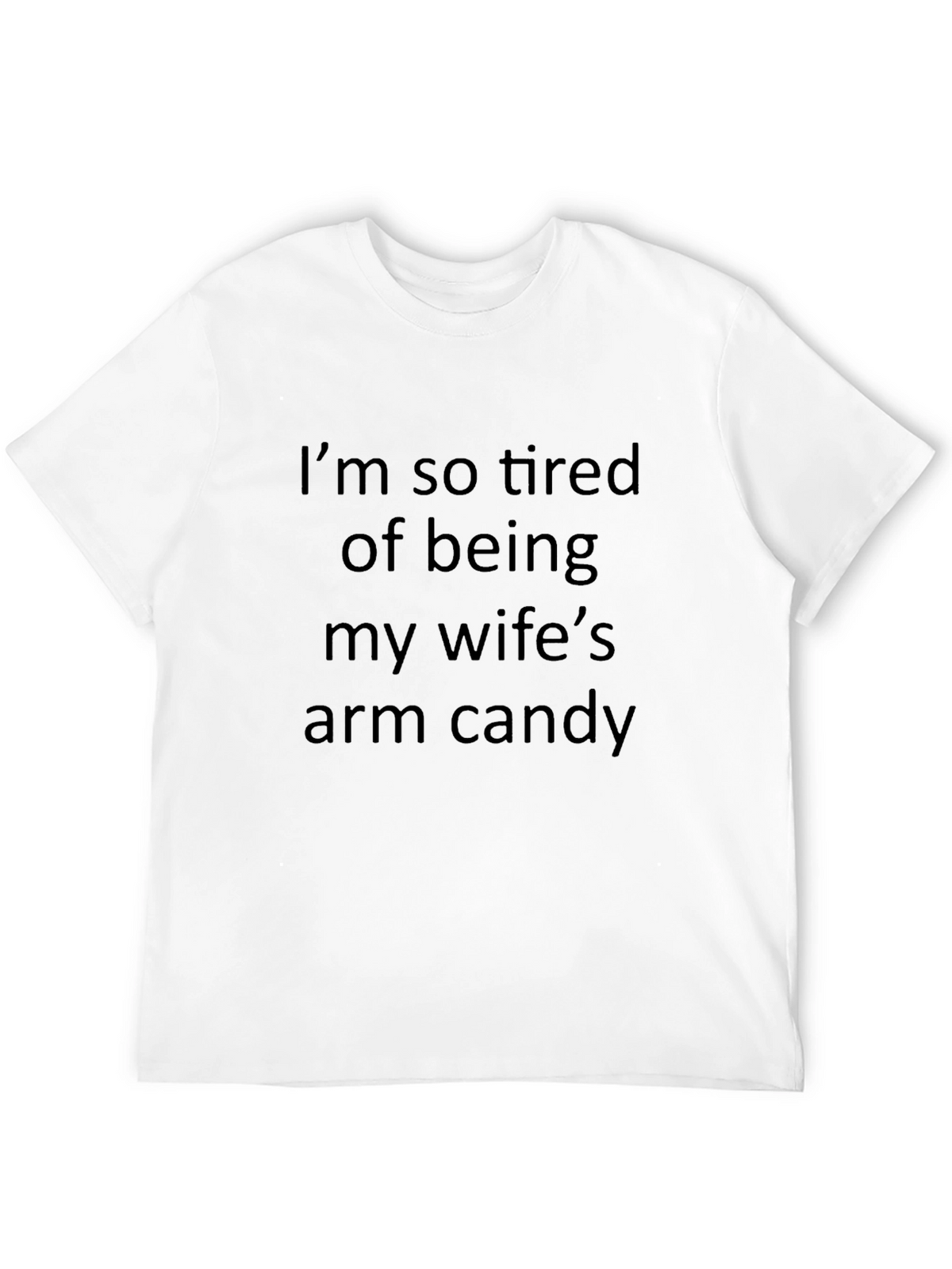 Funny Arm Candy Graphic Tee - Mens Casual T-Shirt