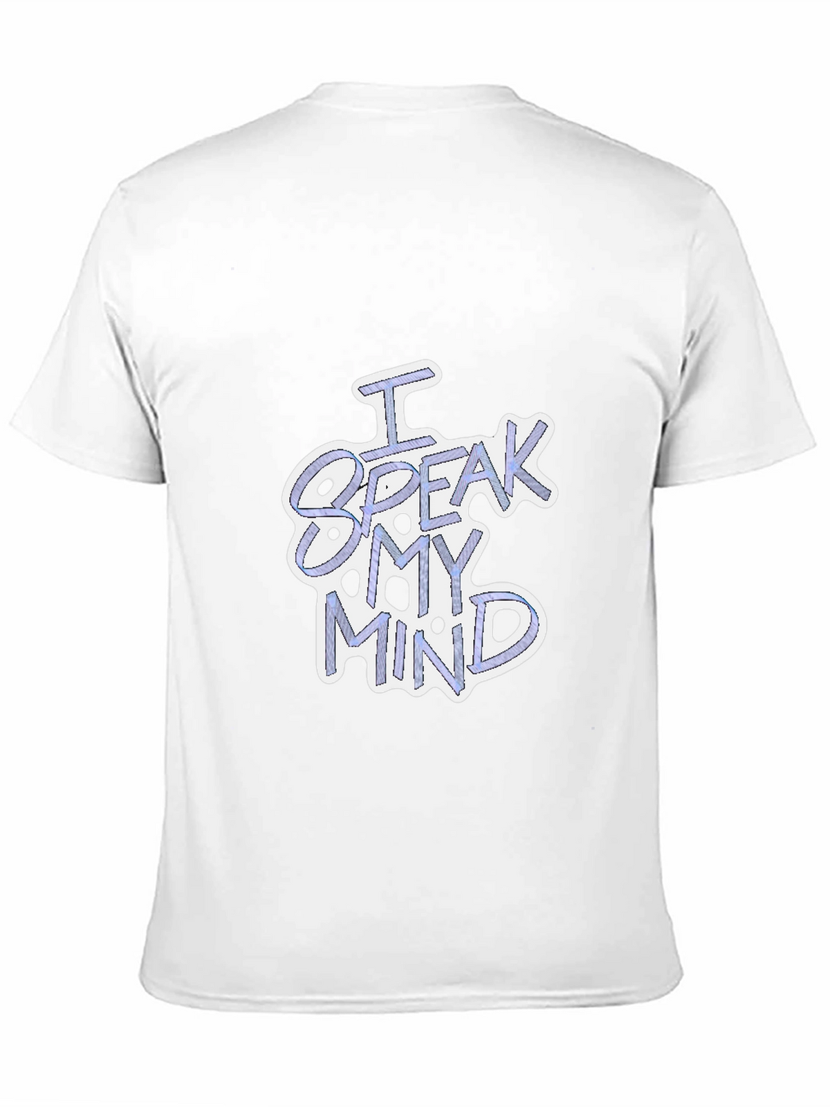 I Speak My Mind Black Graphic T-Shirt