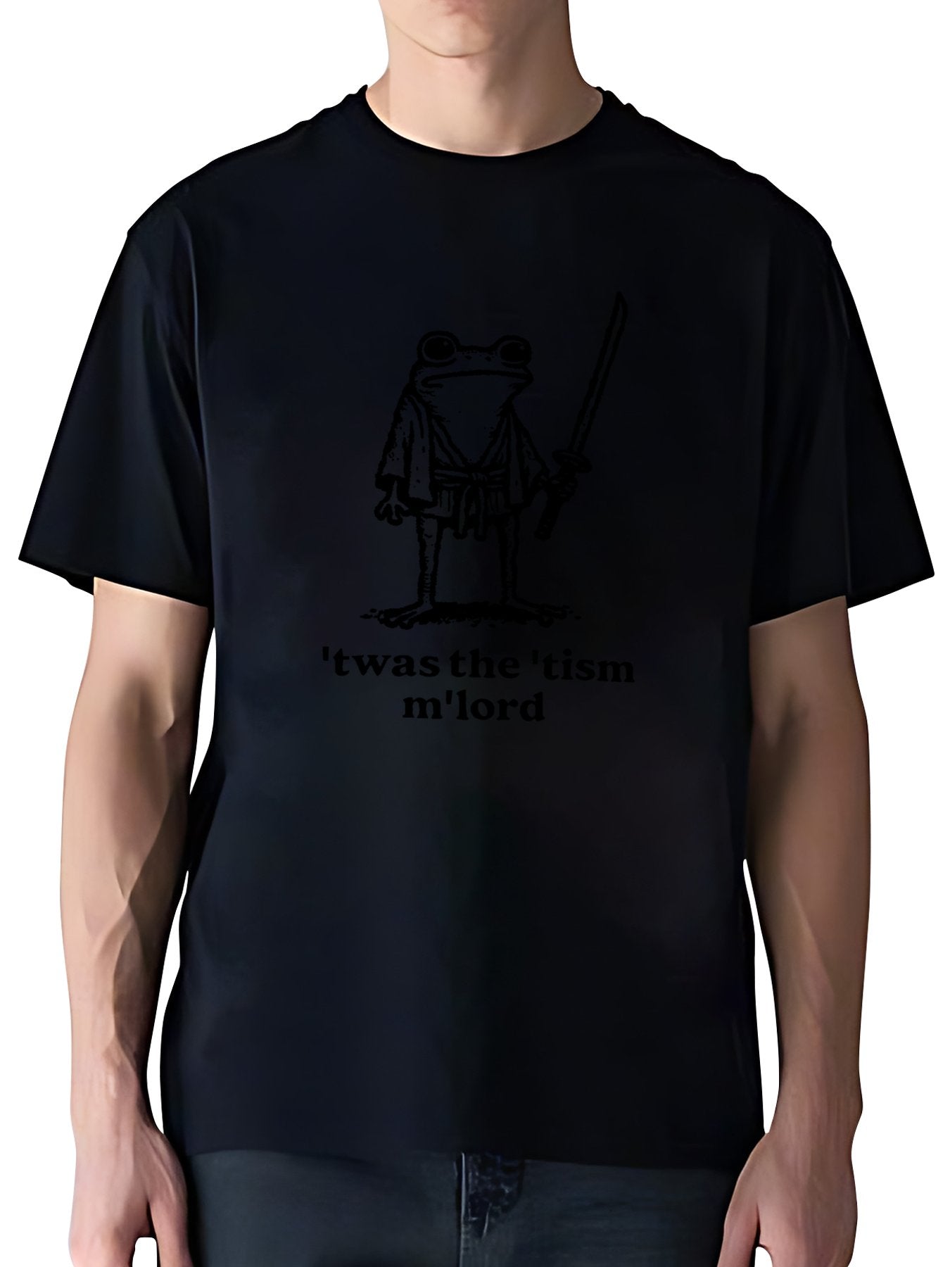 T-shirt Tokyo-tiger-focused-samurai-frog-washed-t-shirt