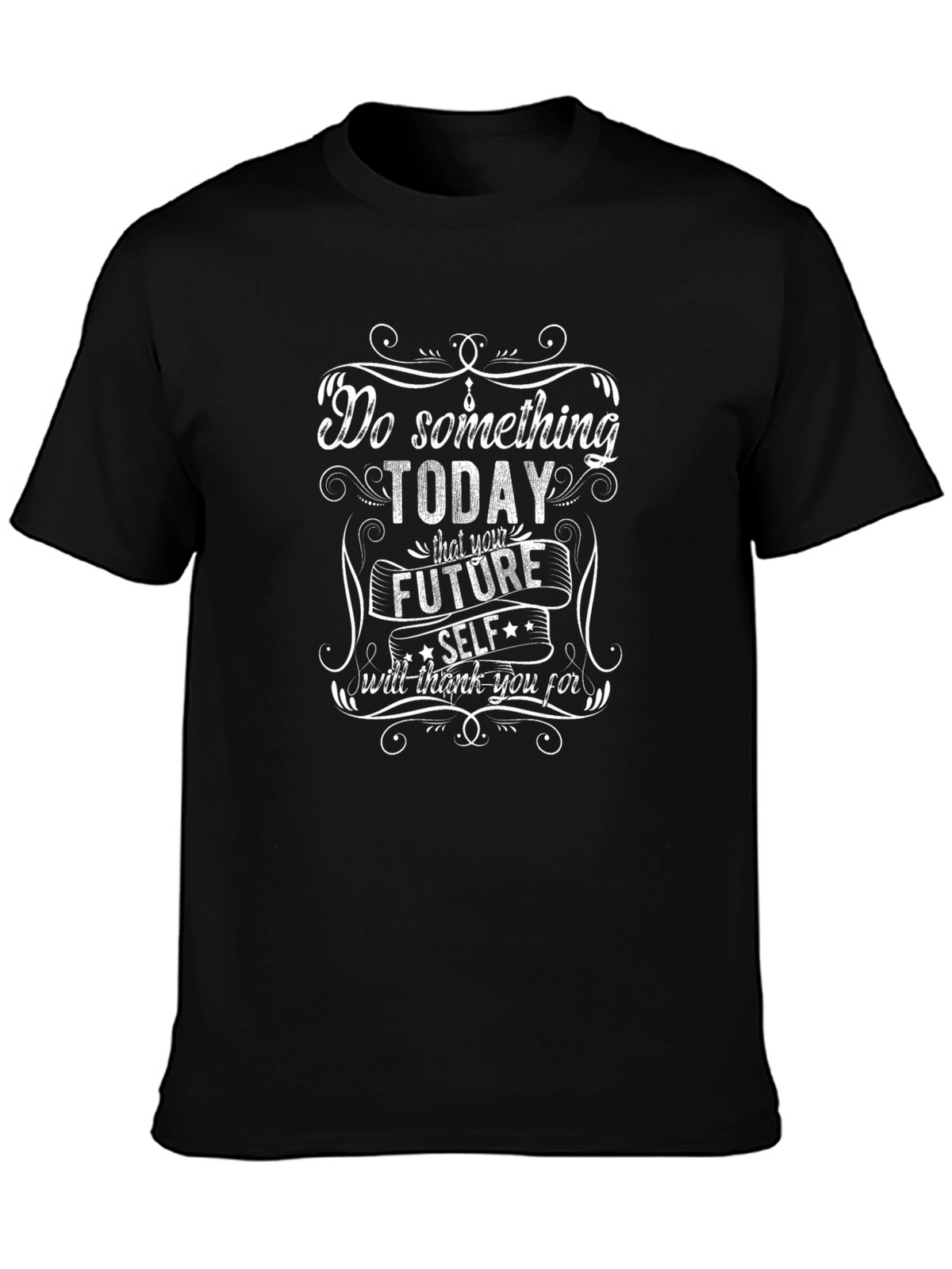 Inspirational Graphic Tee: Do Something Today