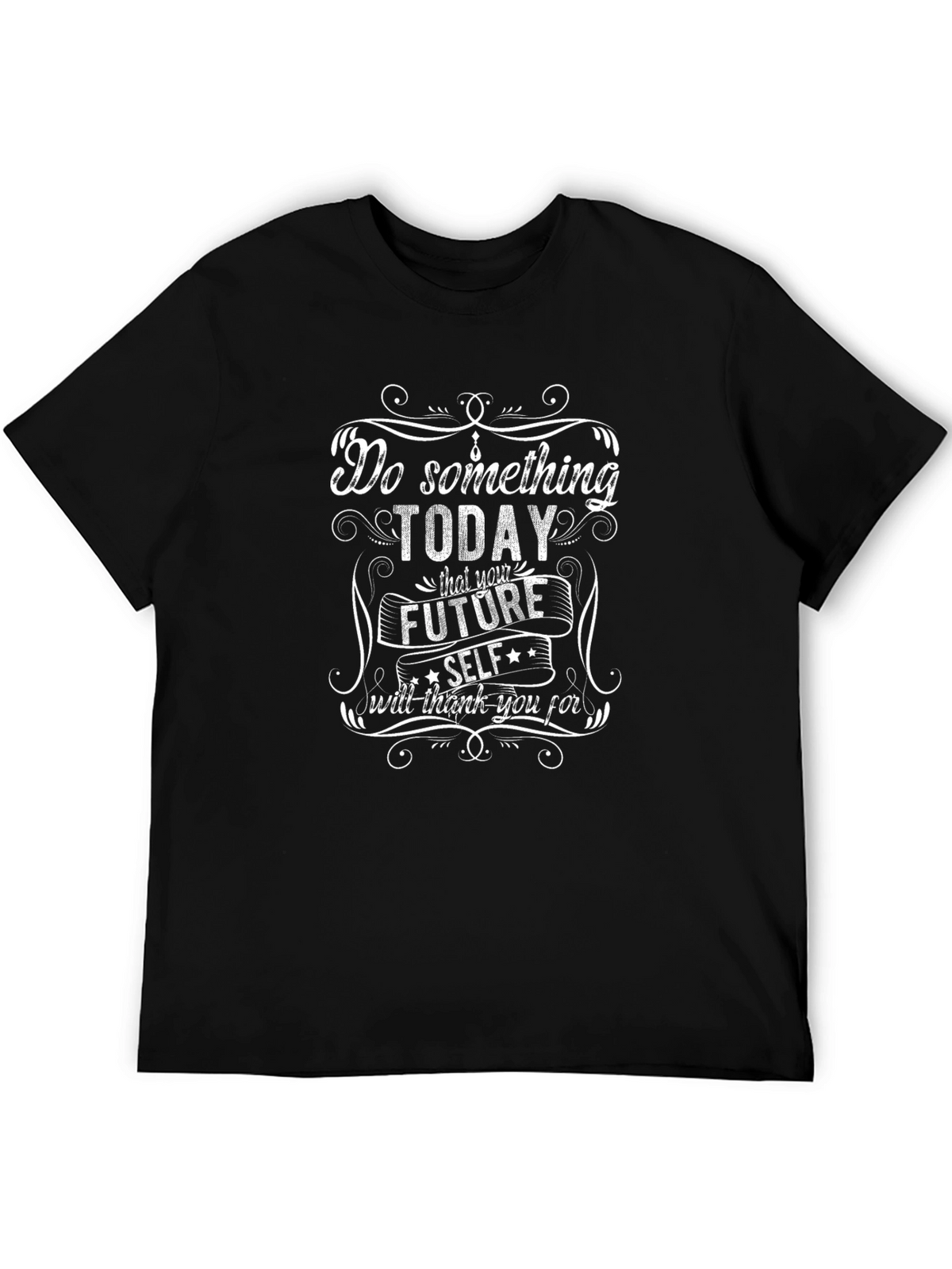 Inspirational Graphic Tee: Do Something Today