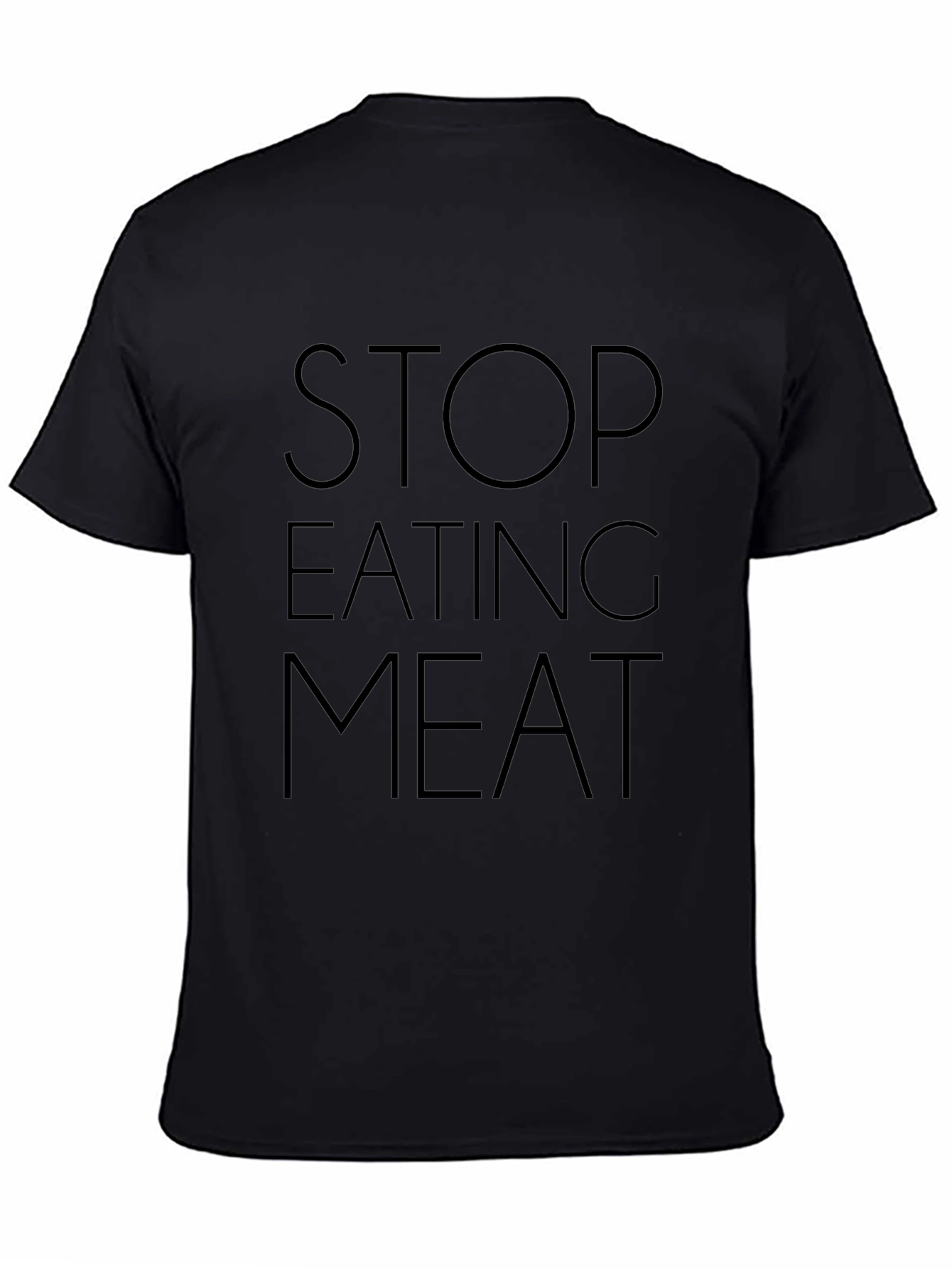 Stop Eating Meat Graphic Tee - Vegan T-Shirt