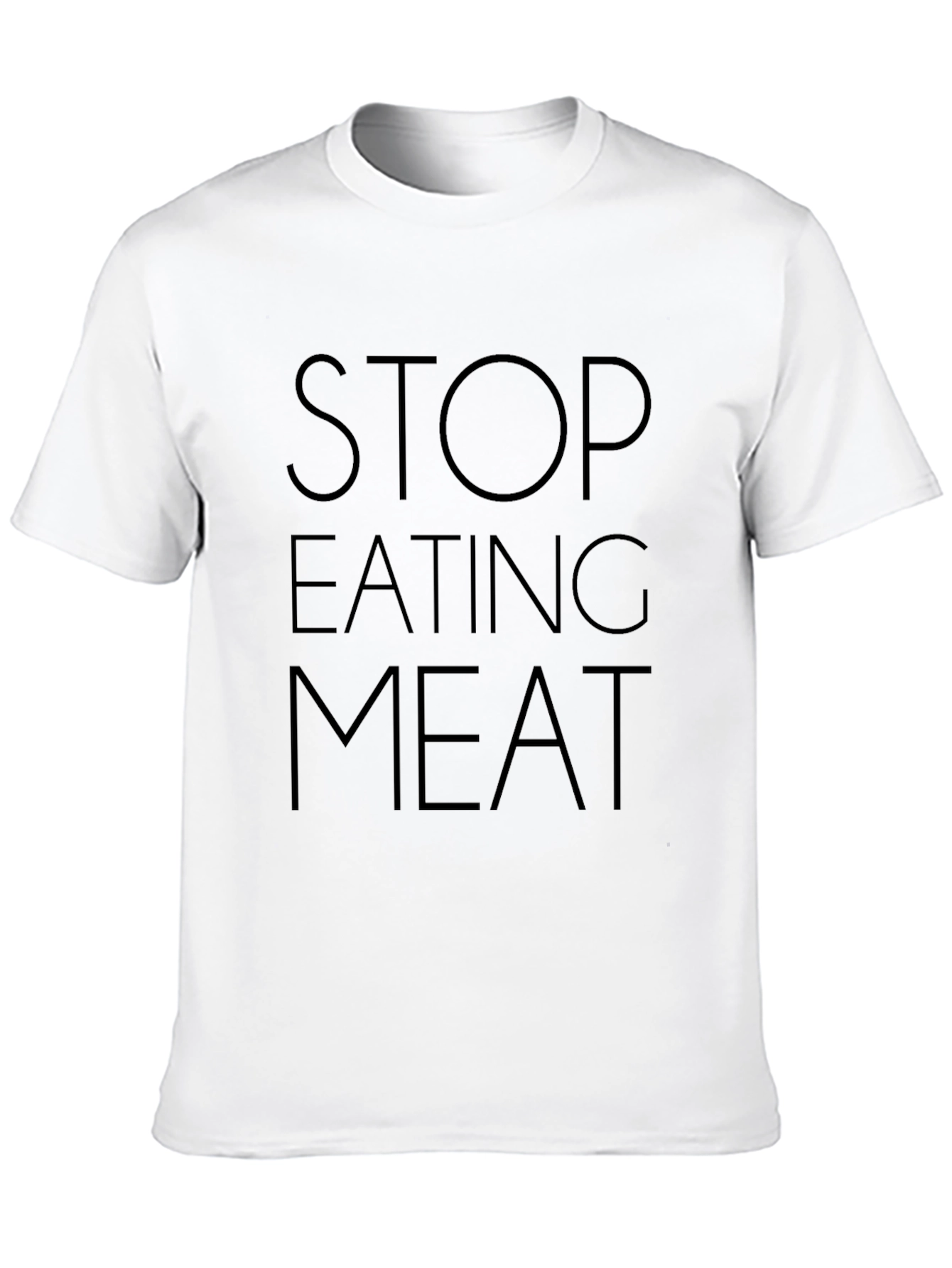 Stop Eating Meat Graphic Tee - Vegan T-Shirt