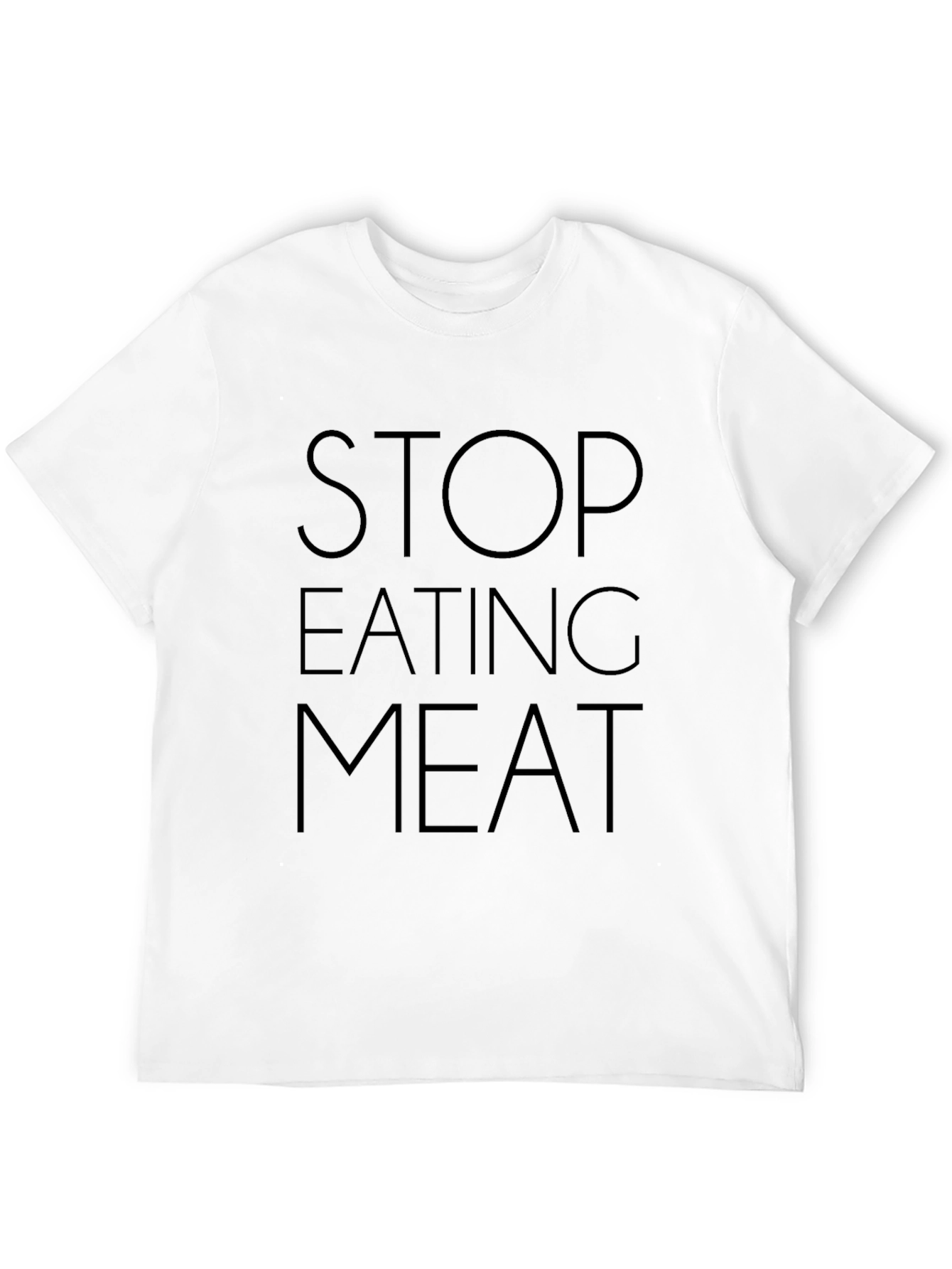 Stop Eating Meat Graphic Tee - Vegan T-Shirt