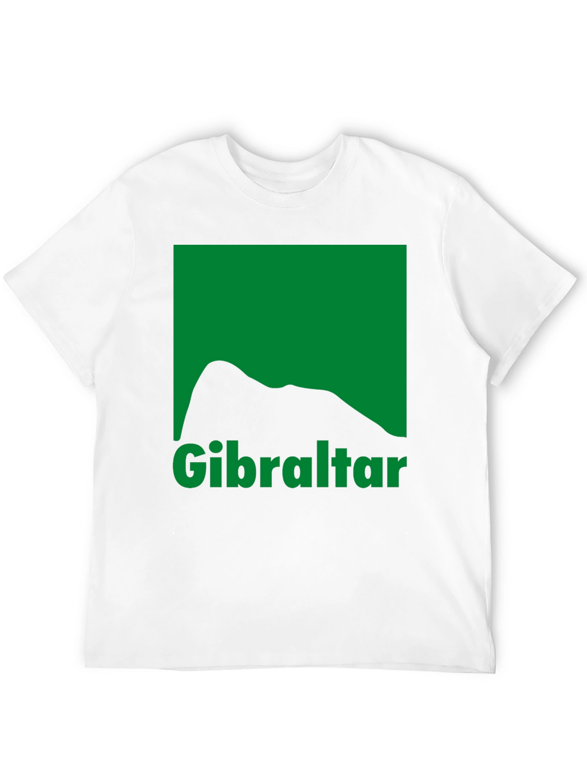 Gibraltar Graphic Tee - Black Cotton T-Shirt