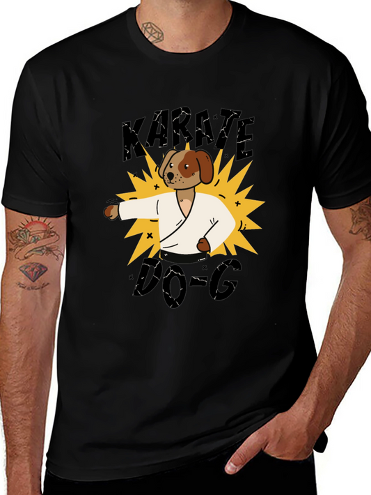 Karate Dog T-Shirt - Martial Arts Fun!