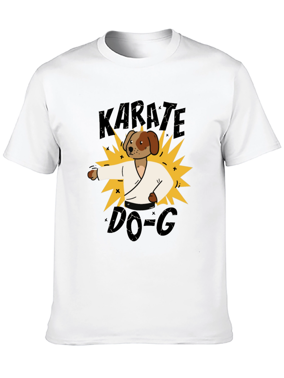 Karate Dog T-Shirt - Martial Arts Fun!