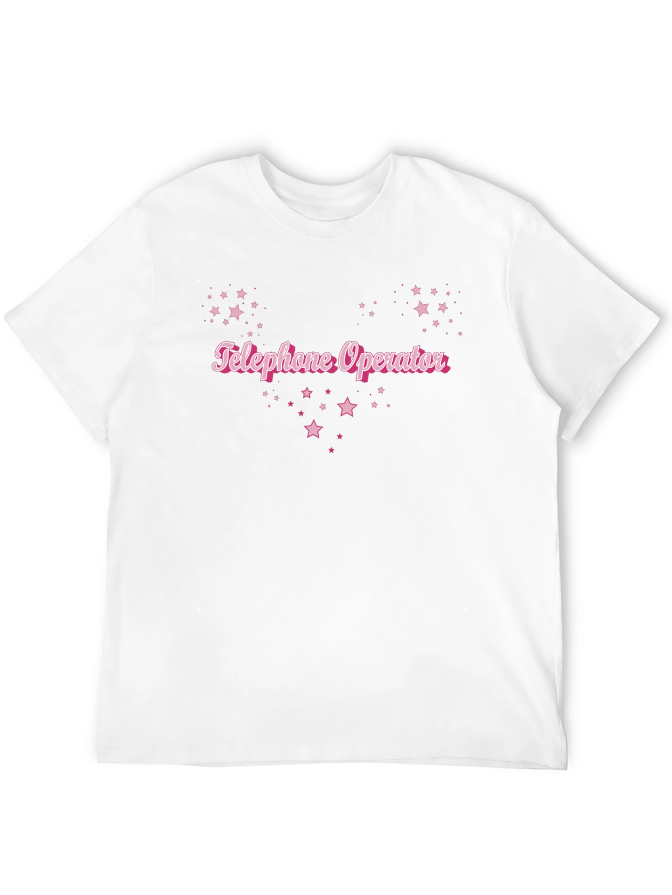Telephone Operator Star Graphic T-Shirt