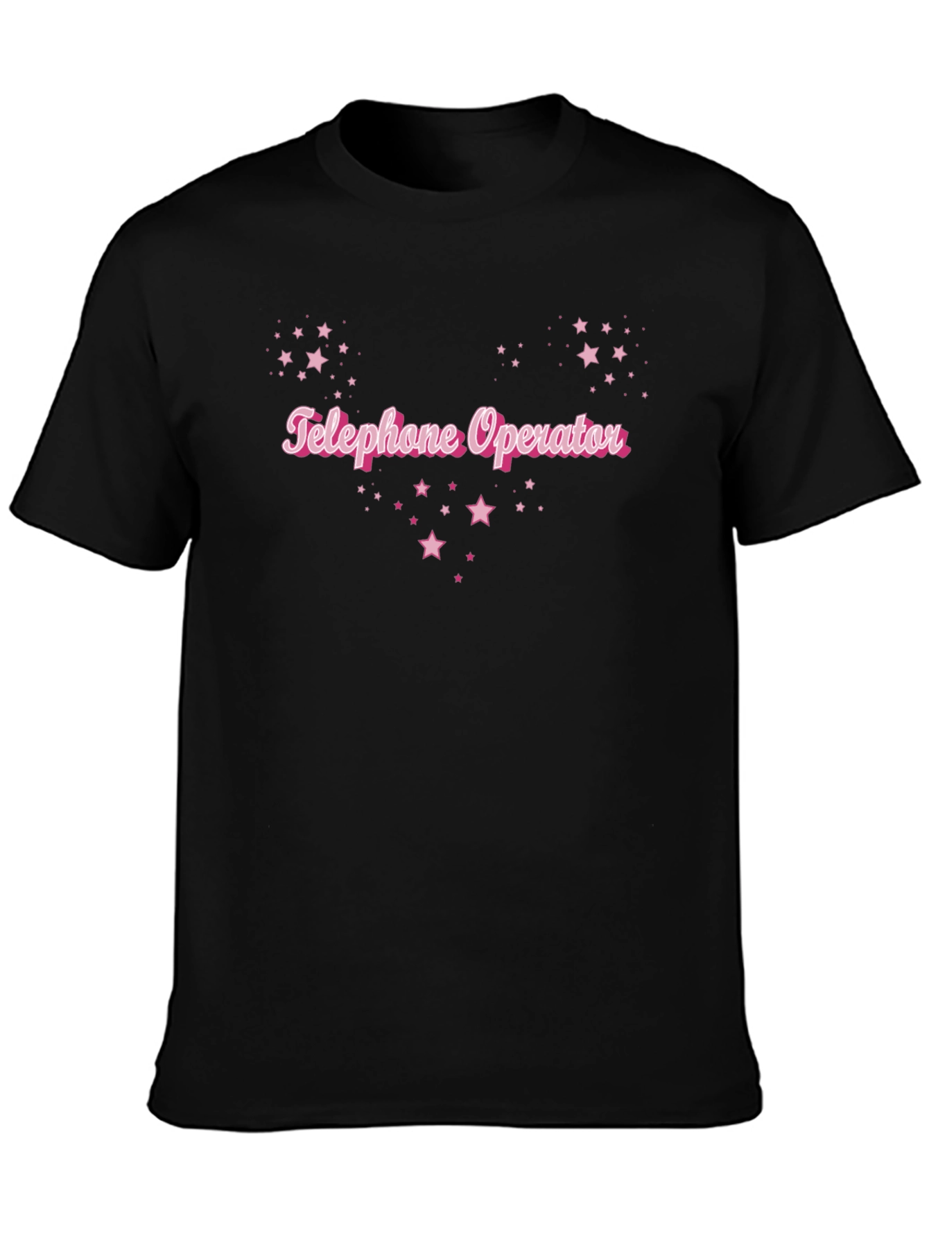 Telephone Operator Star Graphic T-Shirt