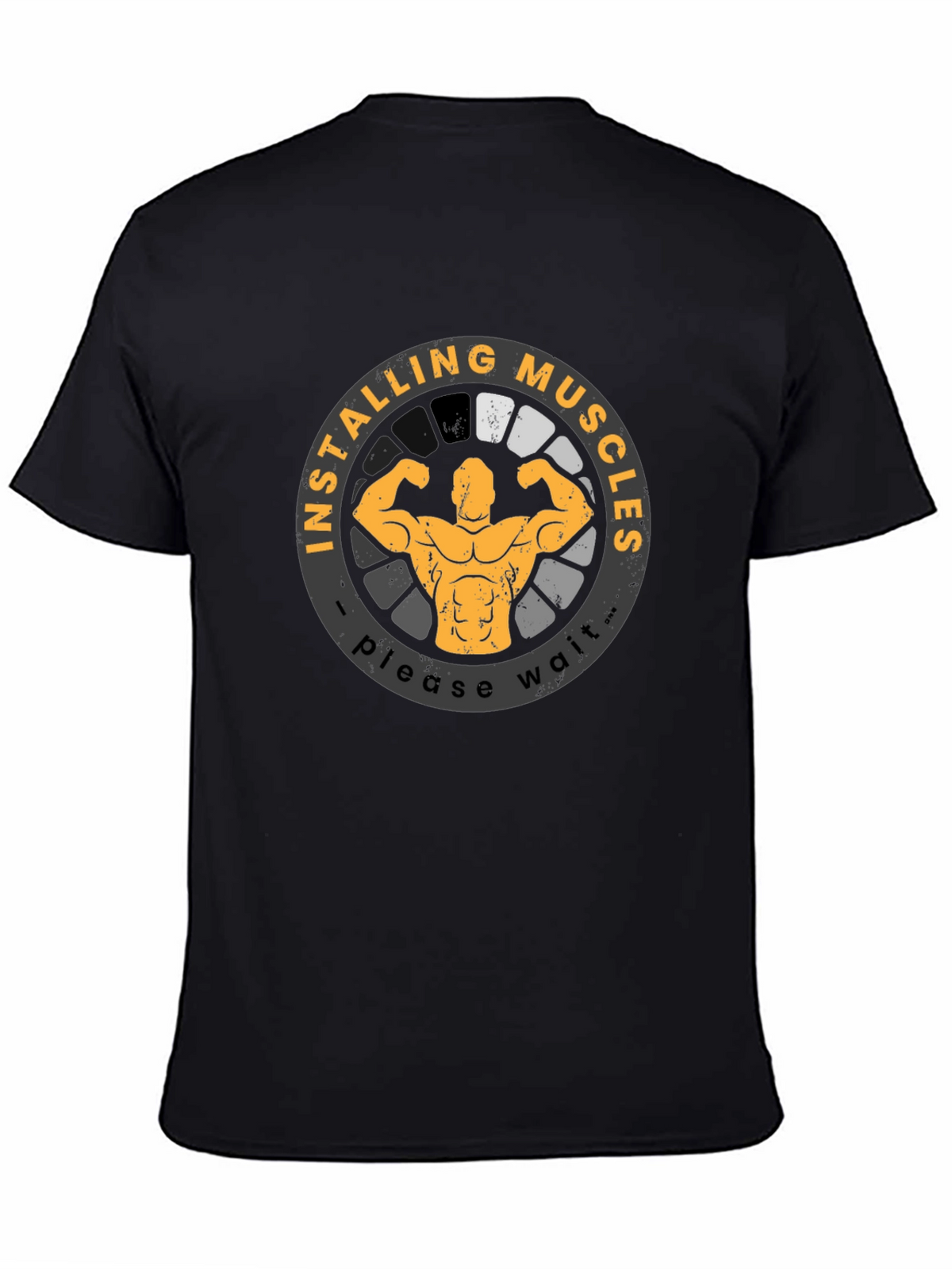 Installing Muscles T-Shirt Funny Gym Workout Shirt