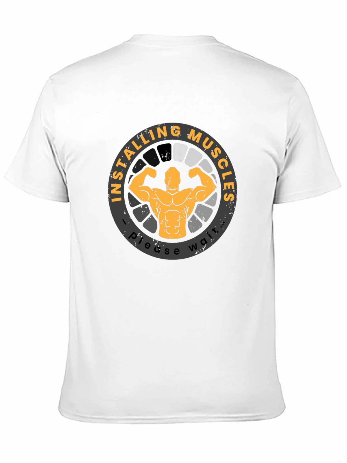 Installing Muscles T-Shirt Funny Gym Workout Shirt