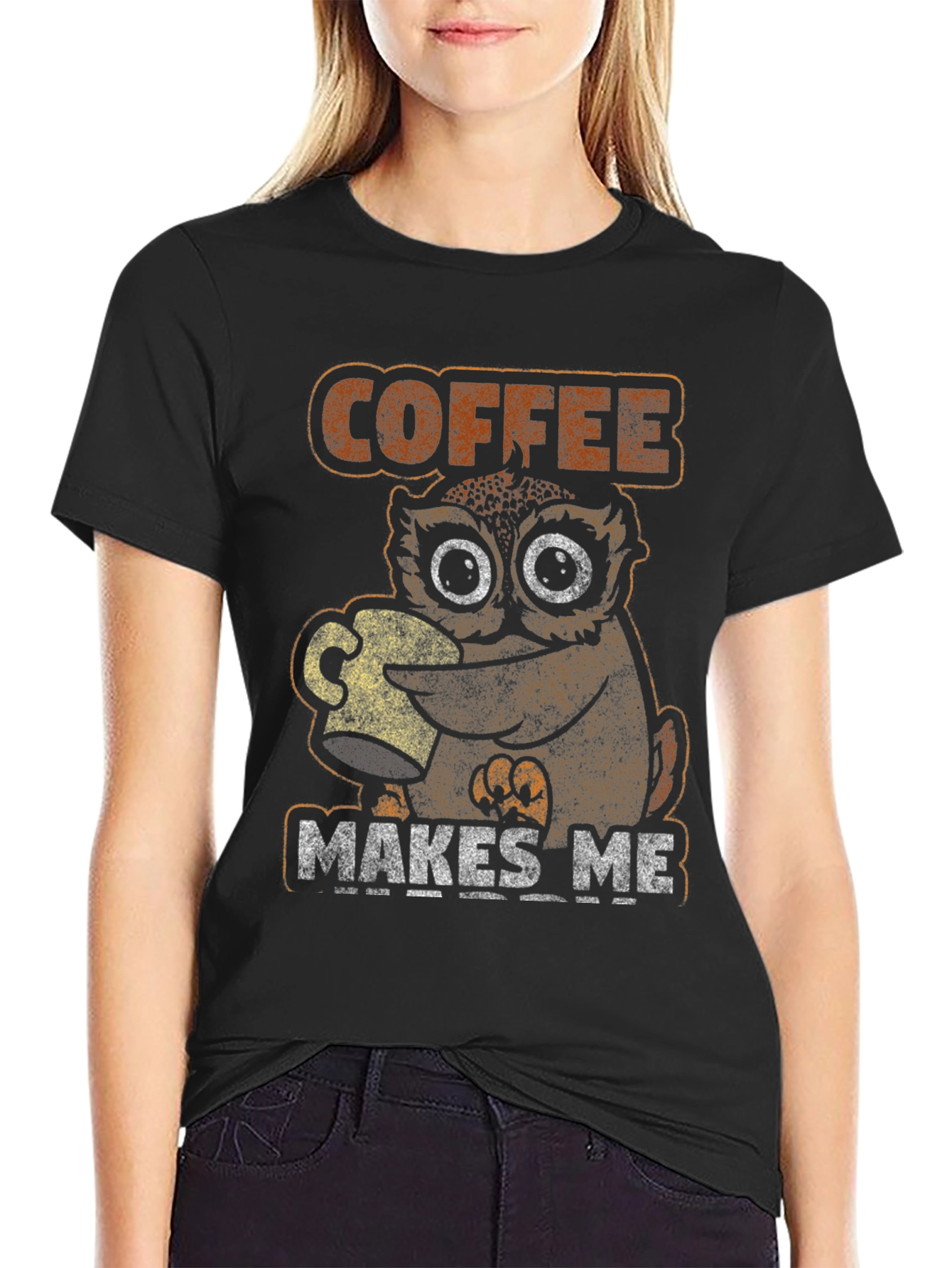 Coffee Makes Me Owl T-Shirt