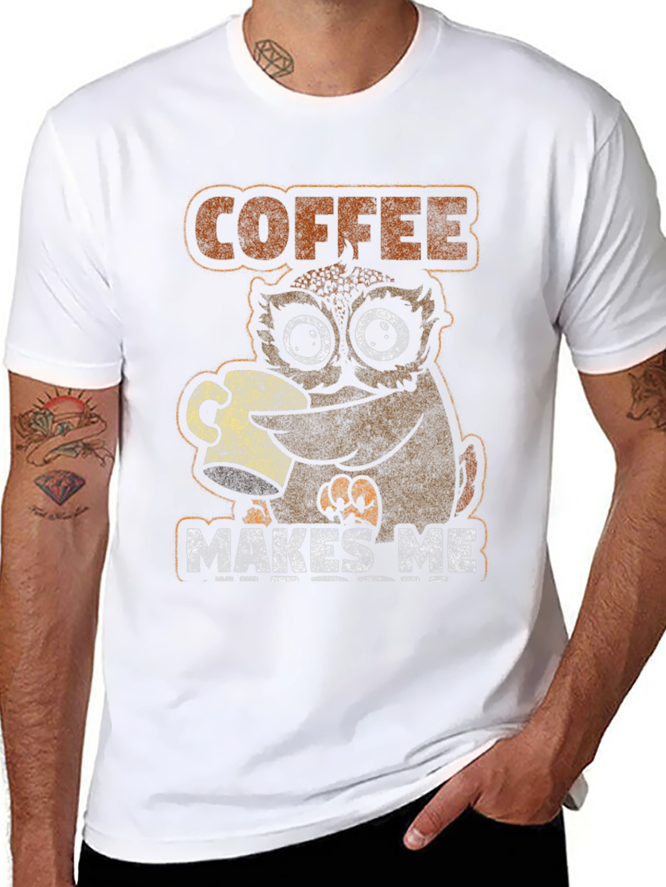 Coffee Makes Me Owl T-Shirt