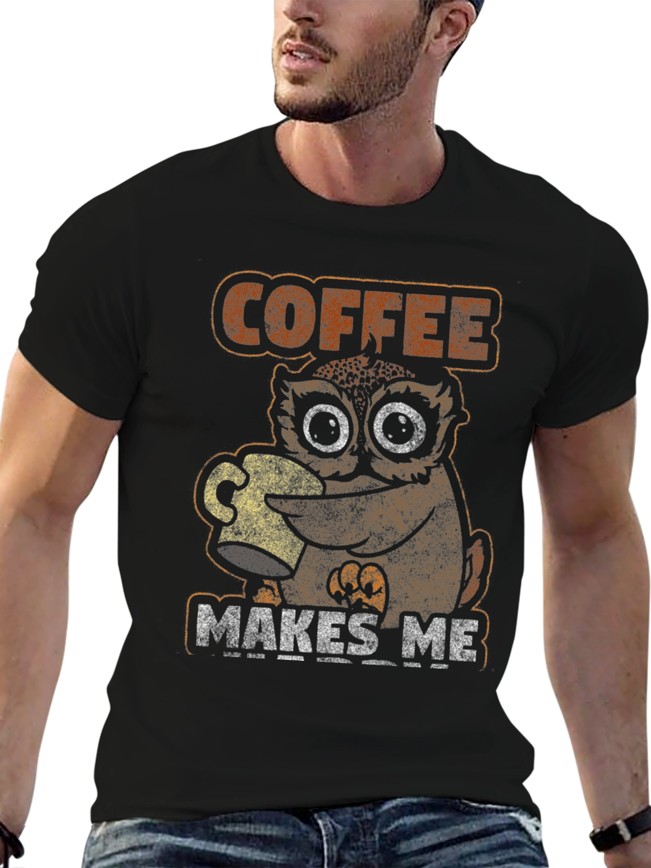 Coffee Makes Me Owl T-Shirt