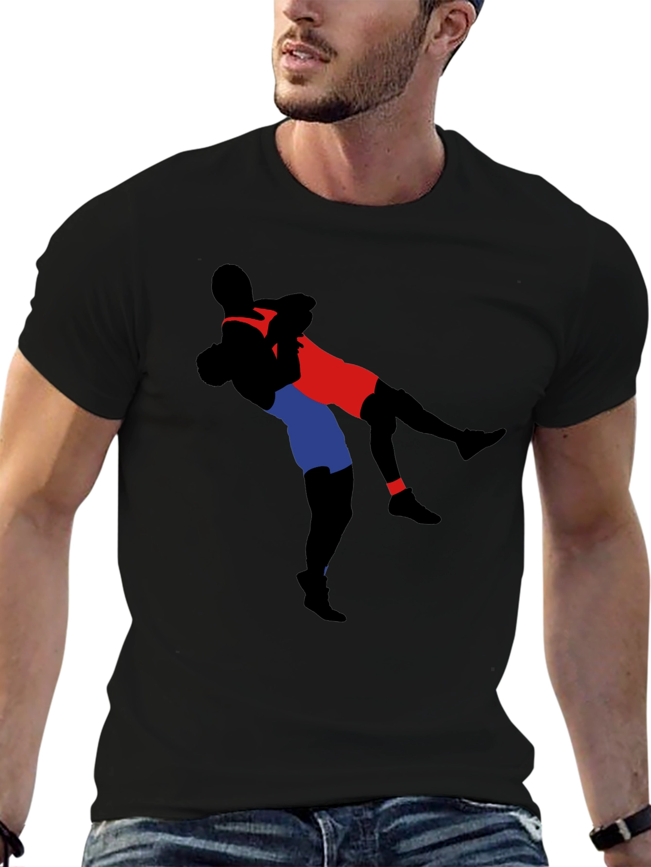 Wrestling Graphic Black Tee - Competition Ready