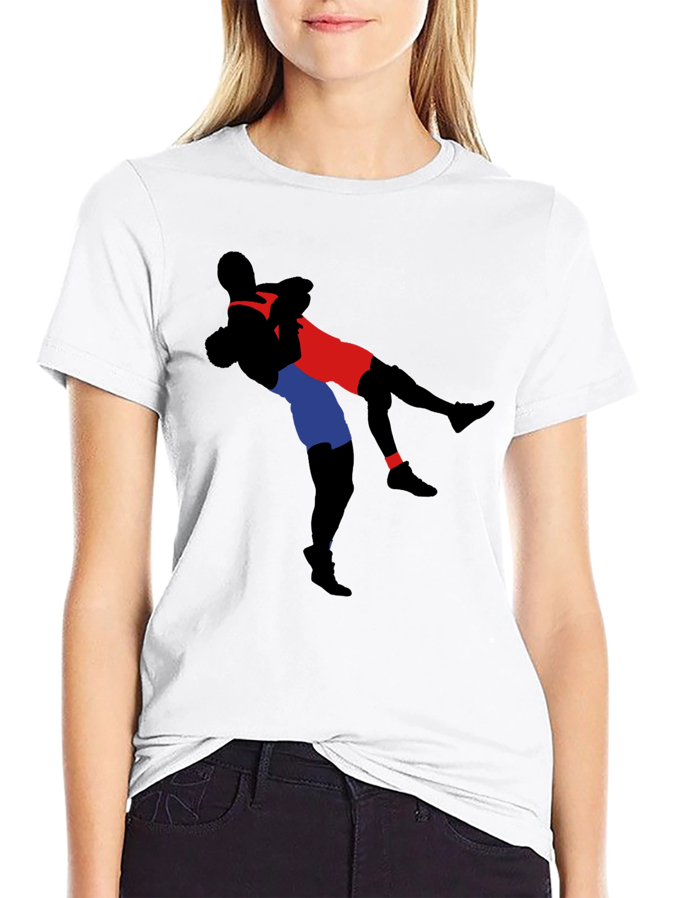 Wrestling Graphic Black Tee - Competition Ready