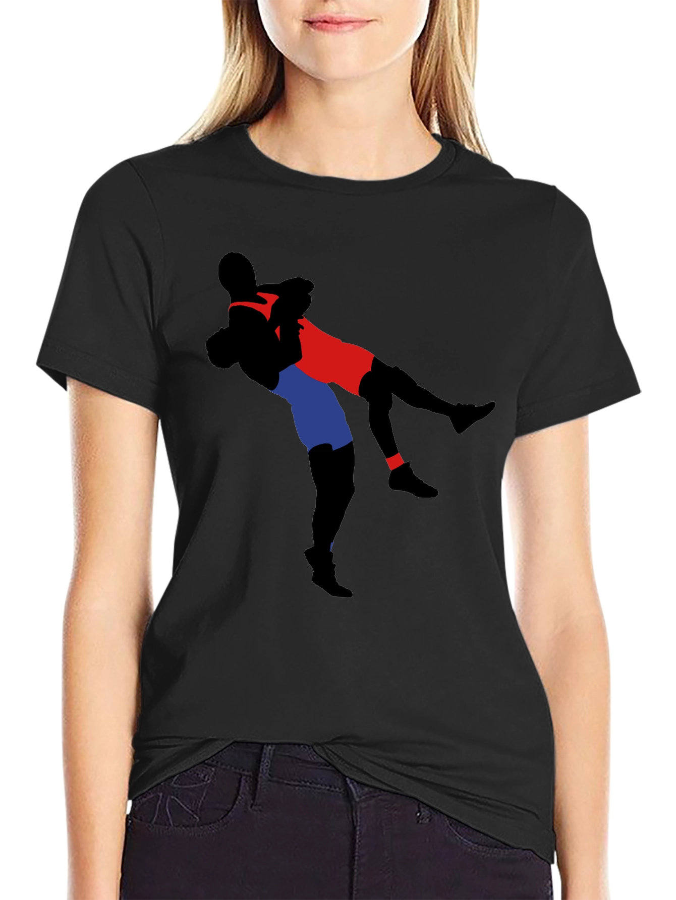 Wrestling Graphic Black Tee - Competition Ready